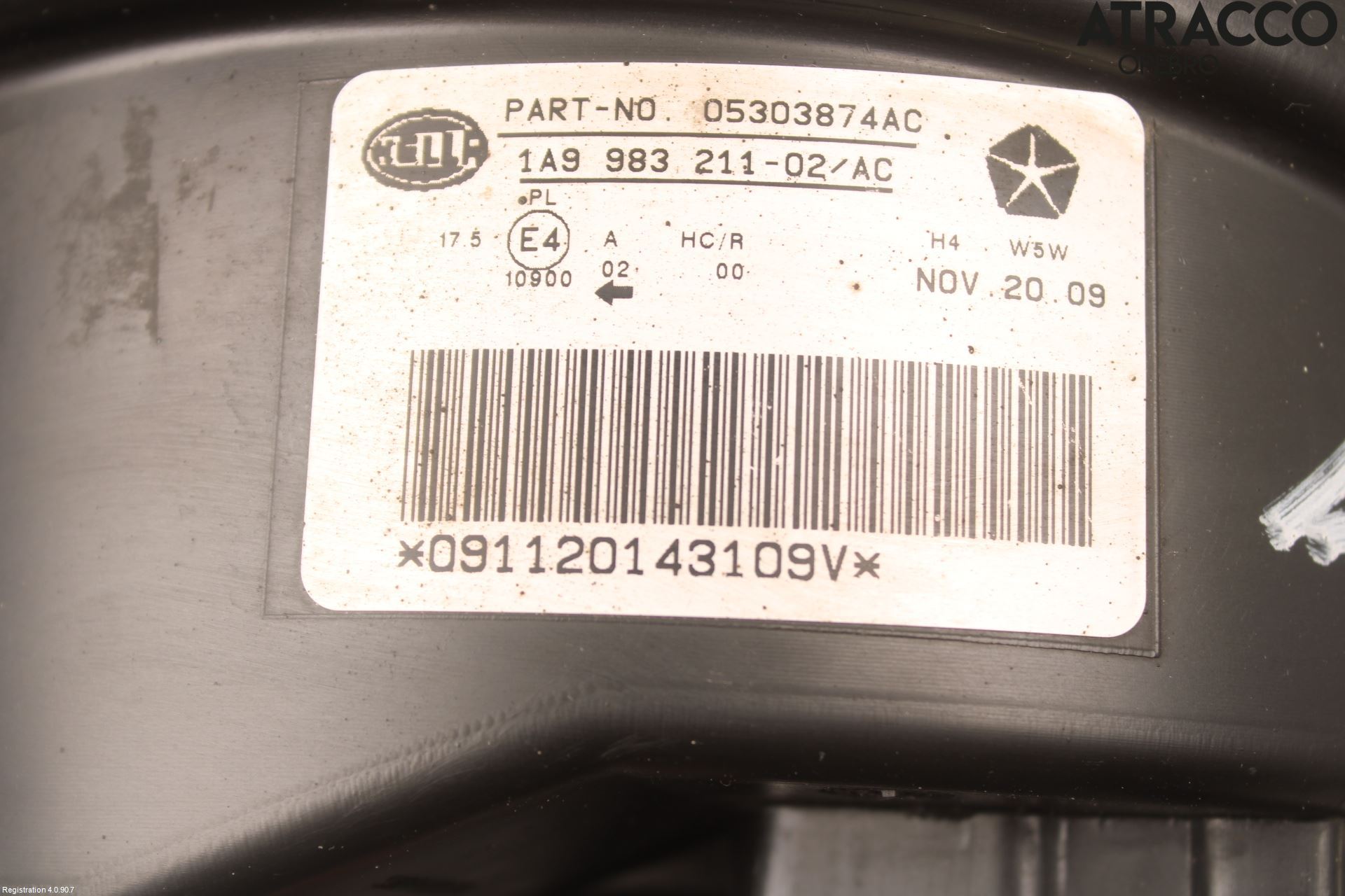 Jeep PATRIOT Strålkastare Vänster