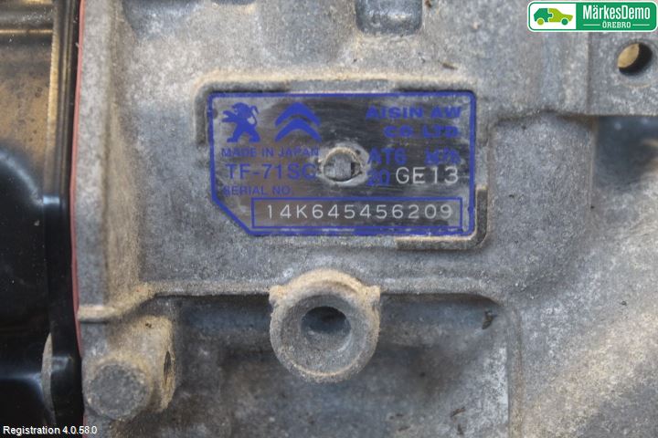 Peugeot 308 14-21 Växellåda Automat