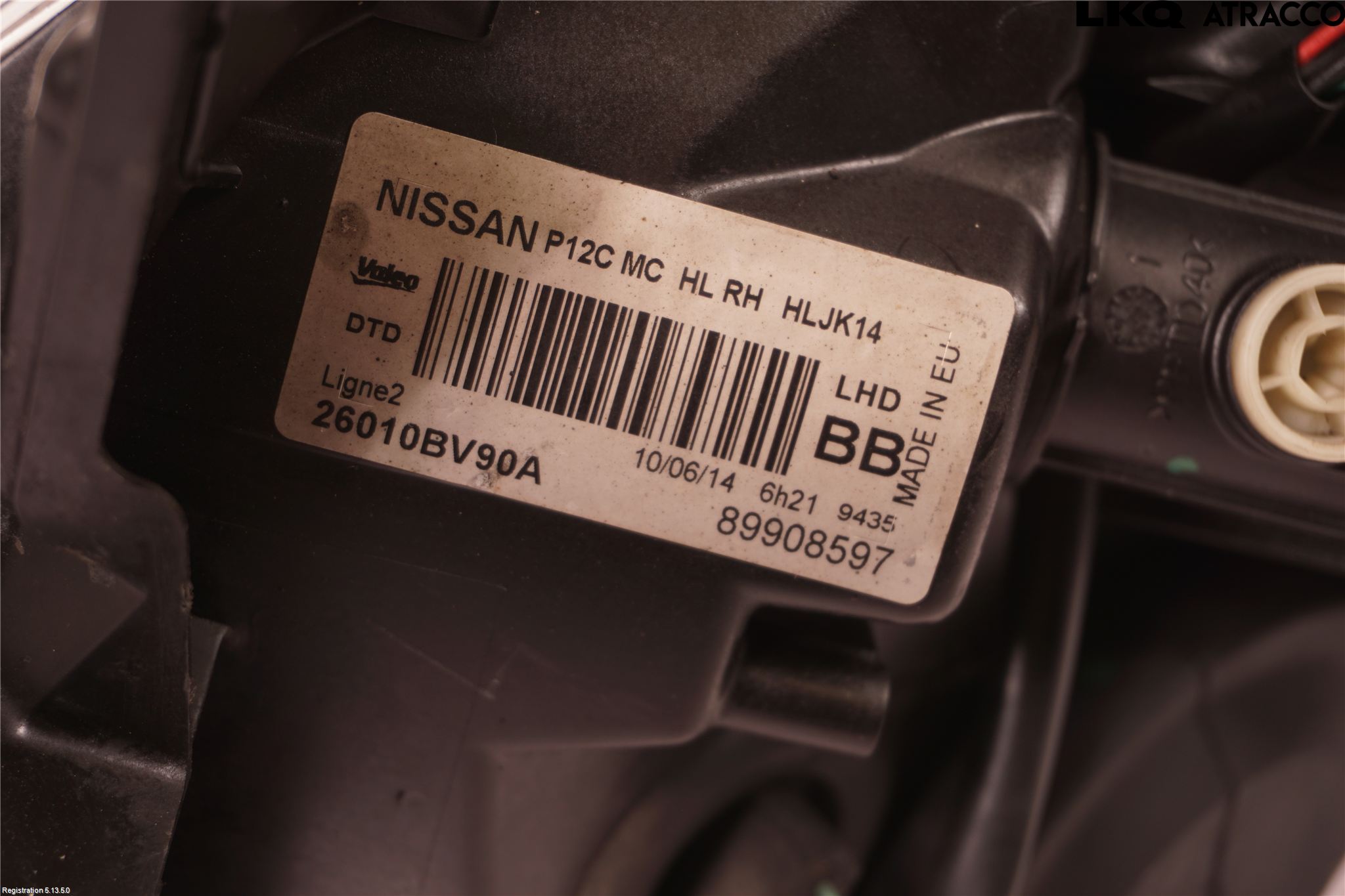 Nissan JUKE 14-19 Strålkastare Höger