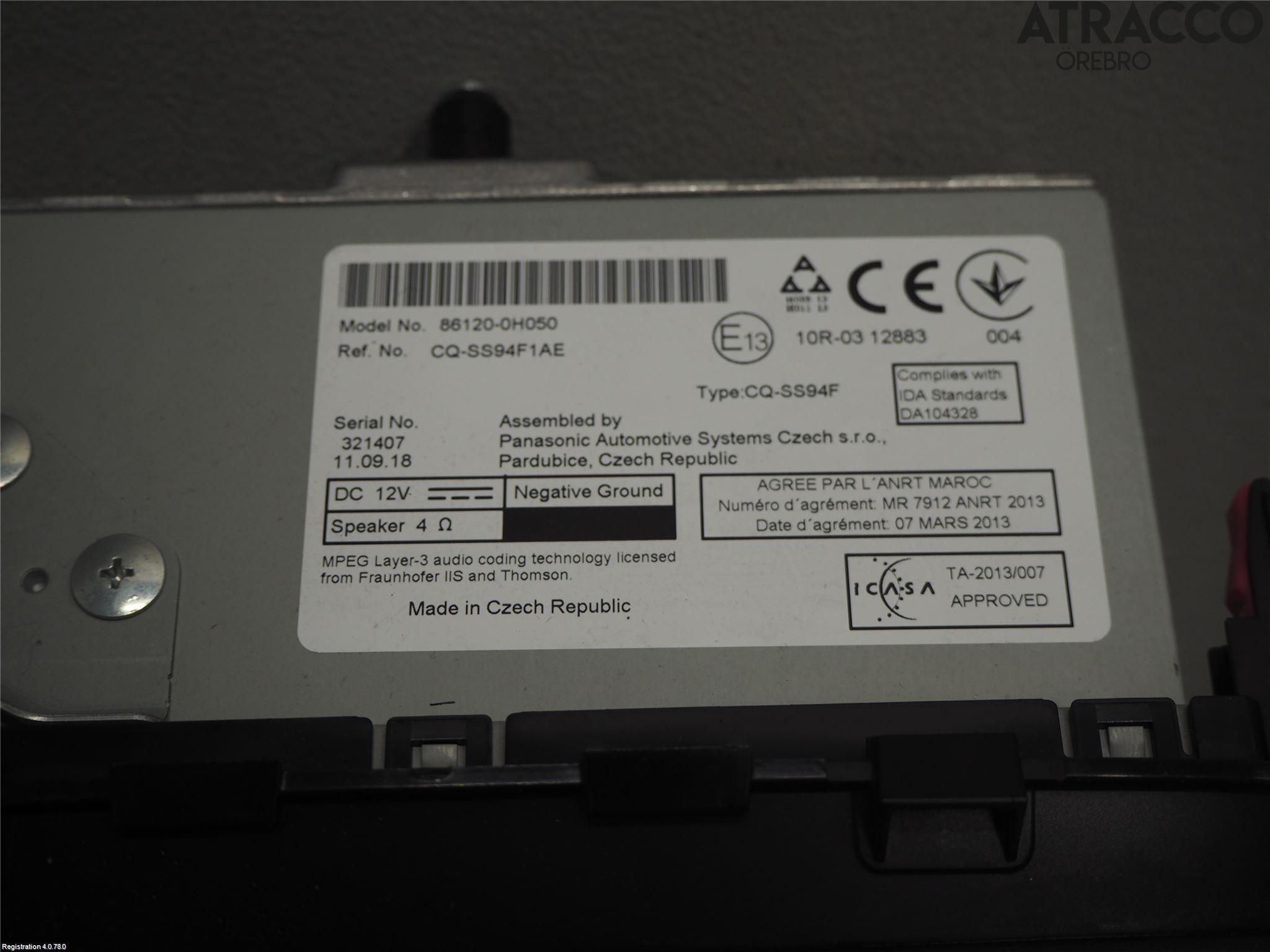 Peugeot 108 15-22 Radio