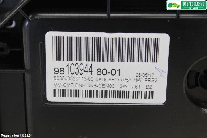 Peugeot 3008 17-24 Instrument Komb