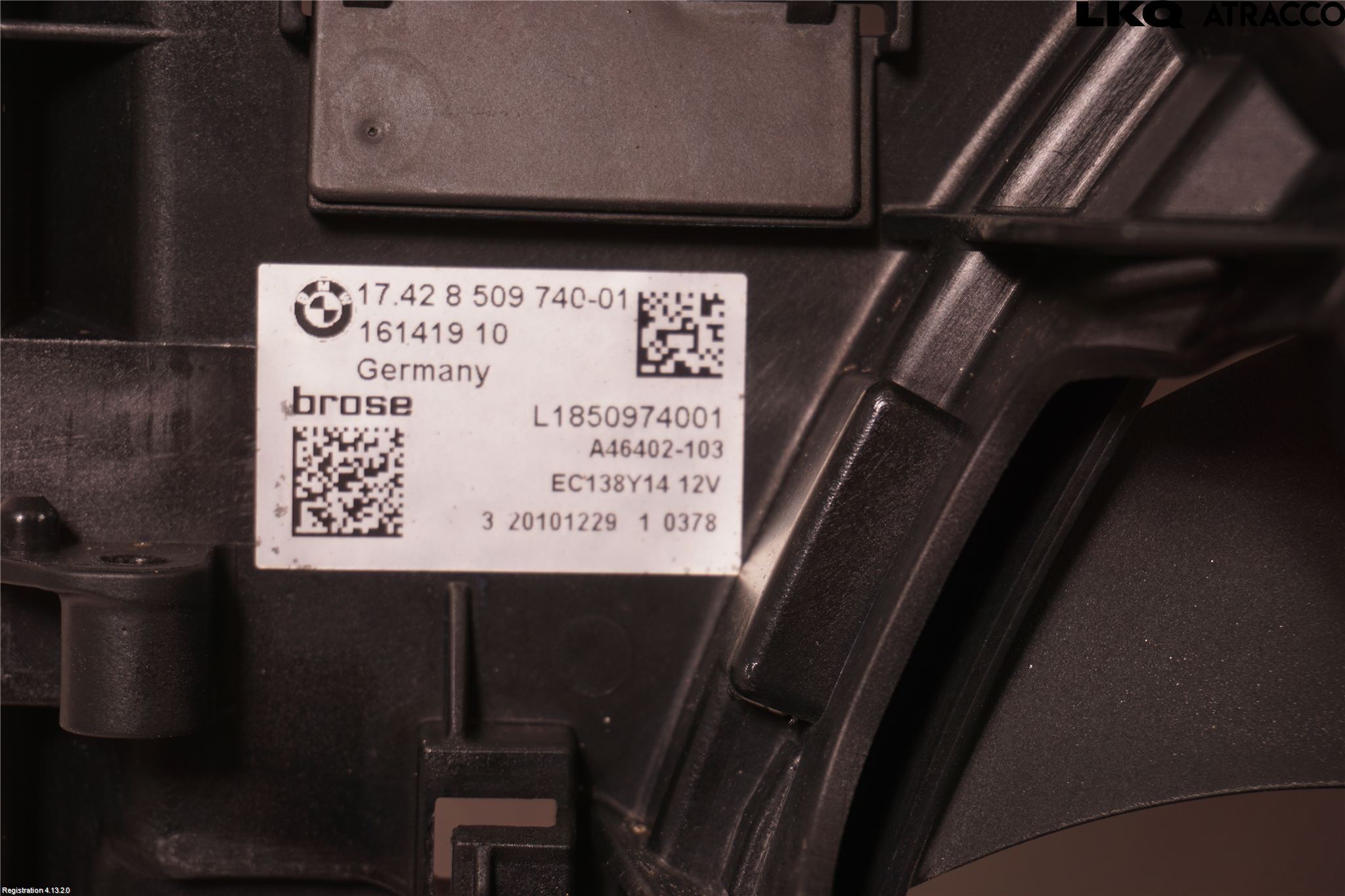 BMW 5 F10/F11/F18 09-17 Kylfläkt El