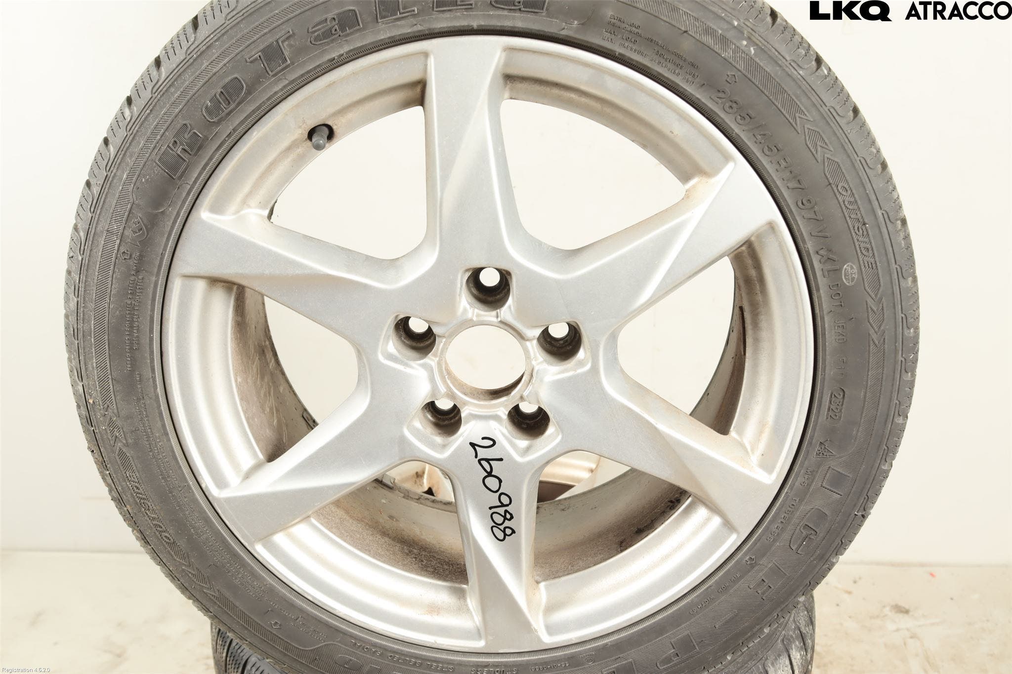 Audi A4/S4 08-11 Vinterdäck Alumfälg 4St