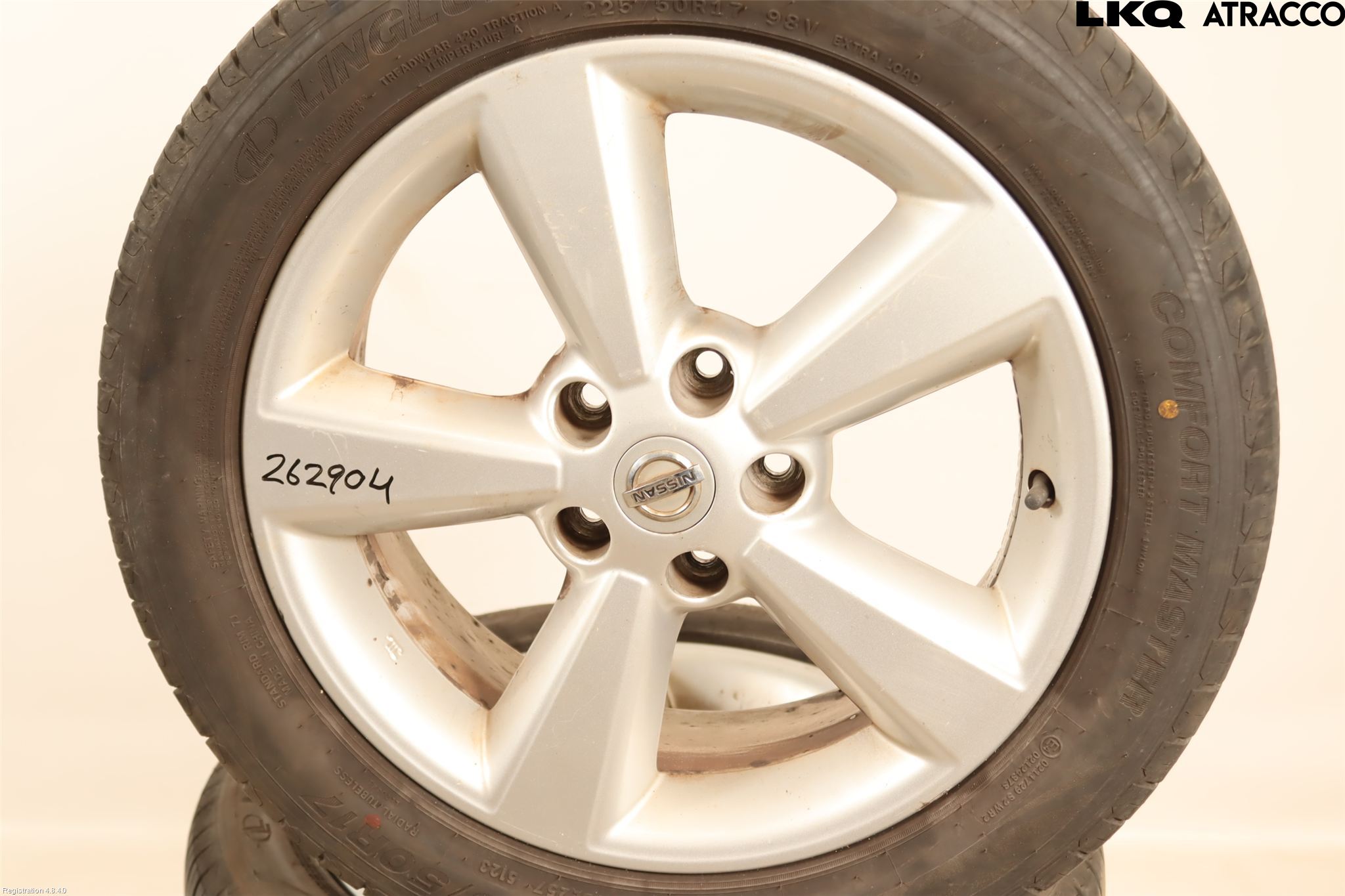 Nissan QASHQAI   07-10 Sommardäck Alumfälg 4St
