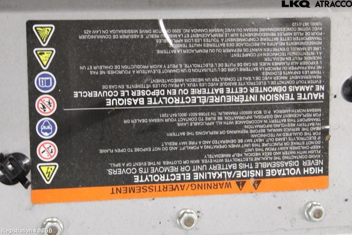Nissan ÖVRIGT/DIREKTIMP. Batteri Högspänning