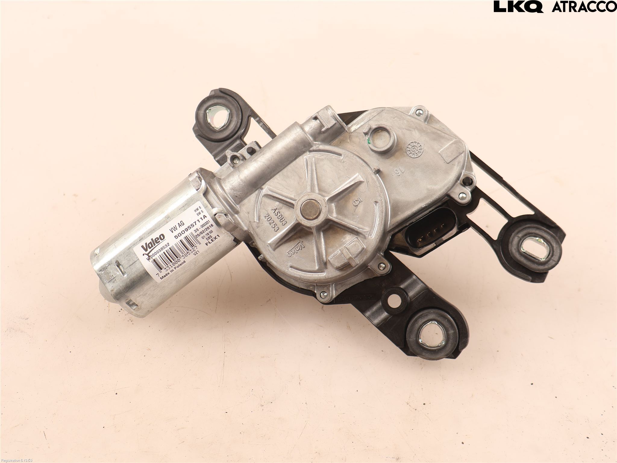 Volkswagen VW PASSAT 15-19 Torkarmotor Baklucka