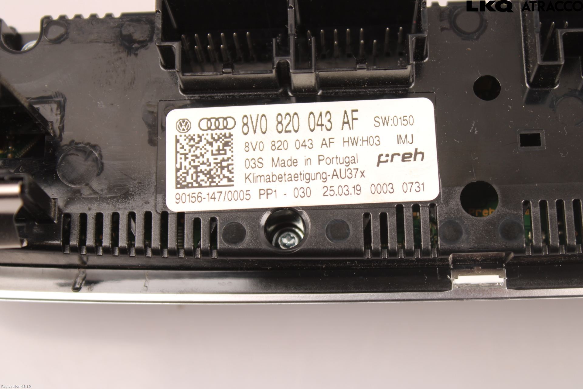 Audi A3/S3 8V 13-20 Ac Styrenhet Ac Manöveren