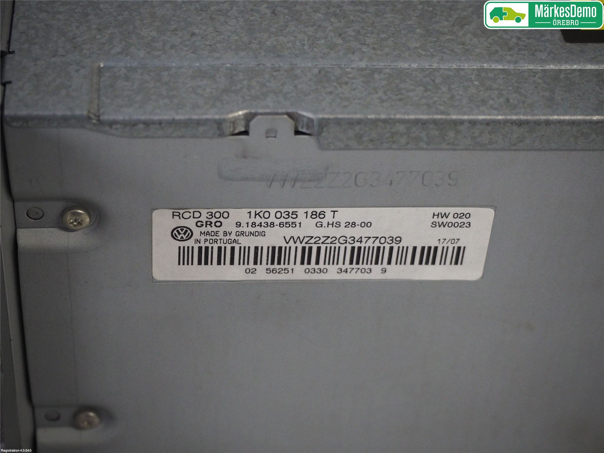 Volkswagen VW TIGUAN 07-16 Cd Radio - Multimediapanel