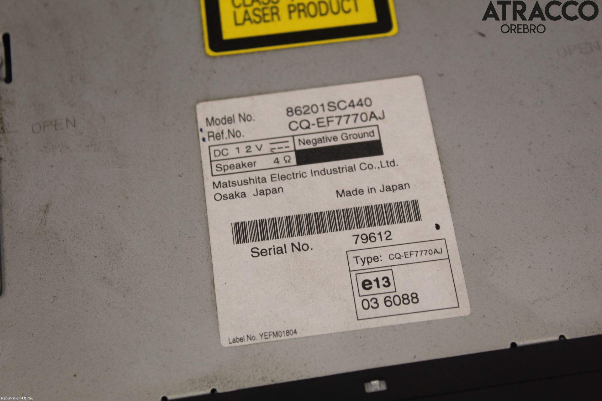 Subaru FORESTER SH  08-13 Cd Radio - Multimediapanel