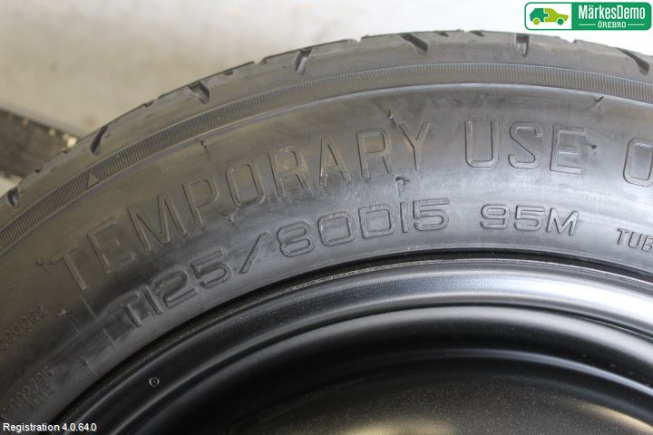 Kia VENGA 10-19 Hjul Reservhjul Minityp