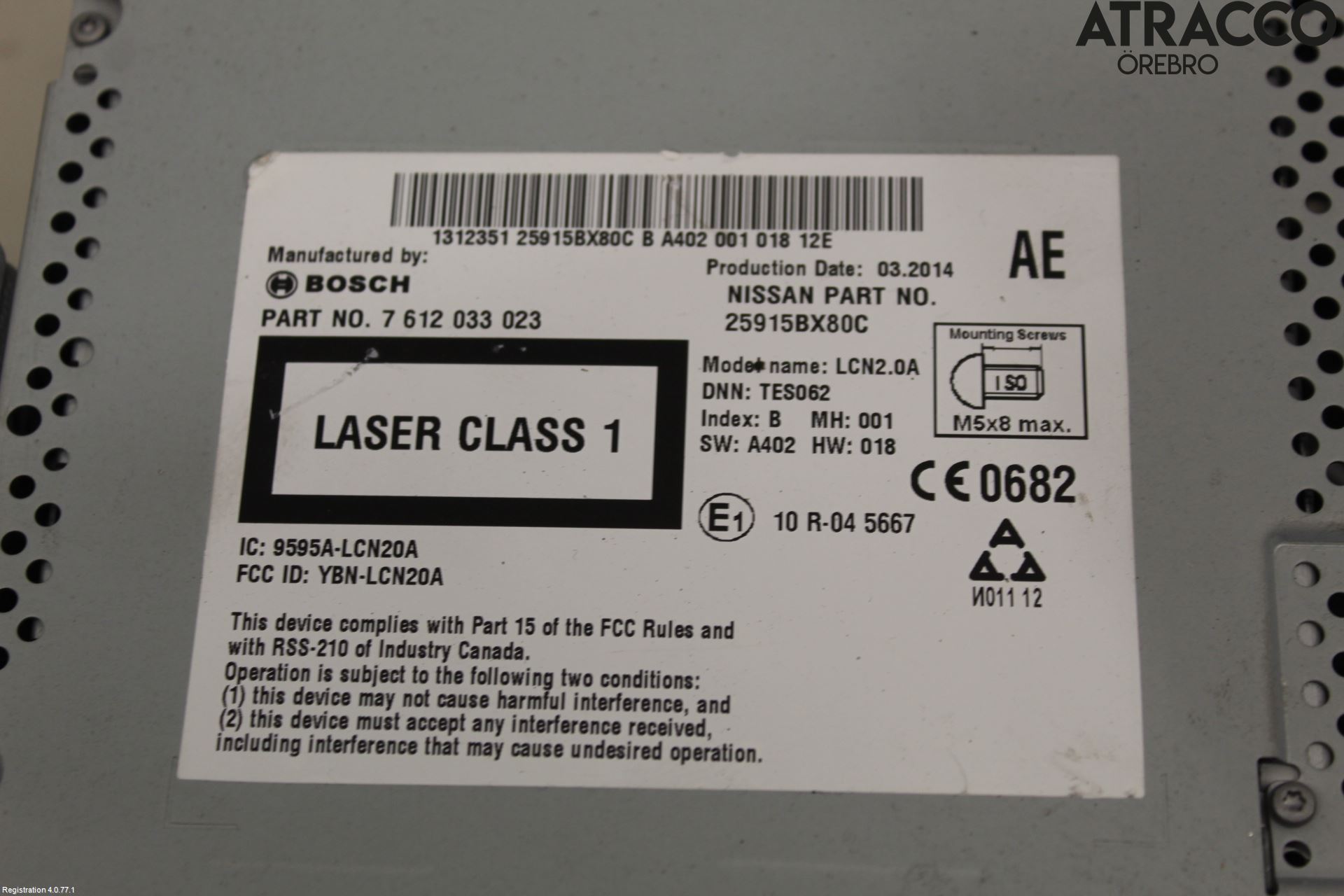 Nissan NOTE E12 14-20 Cd Radio - Multimediapanel