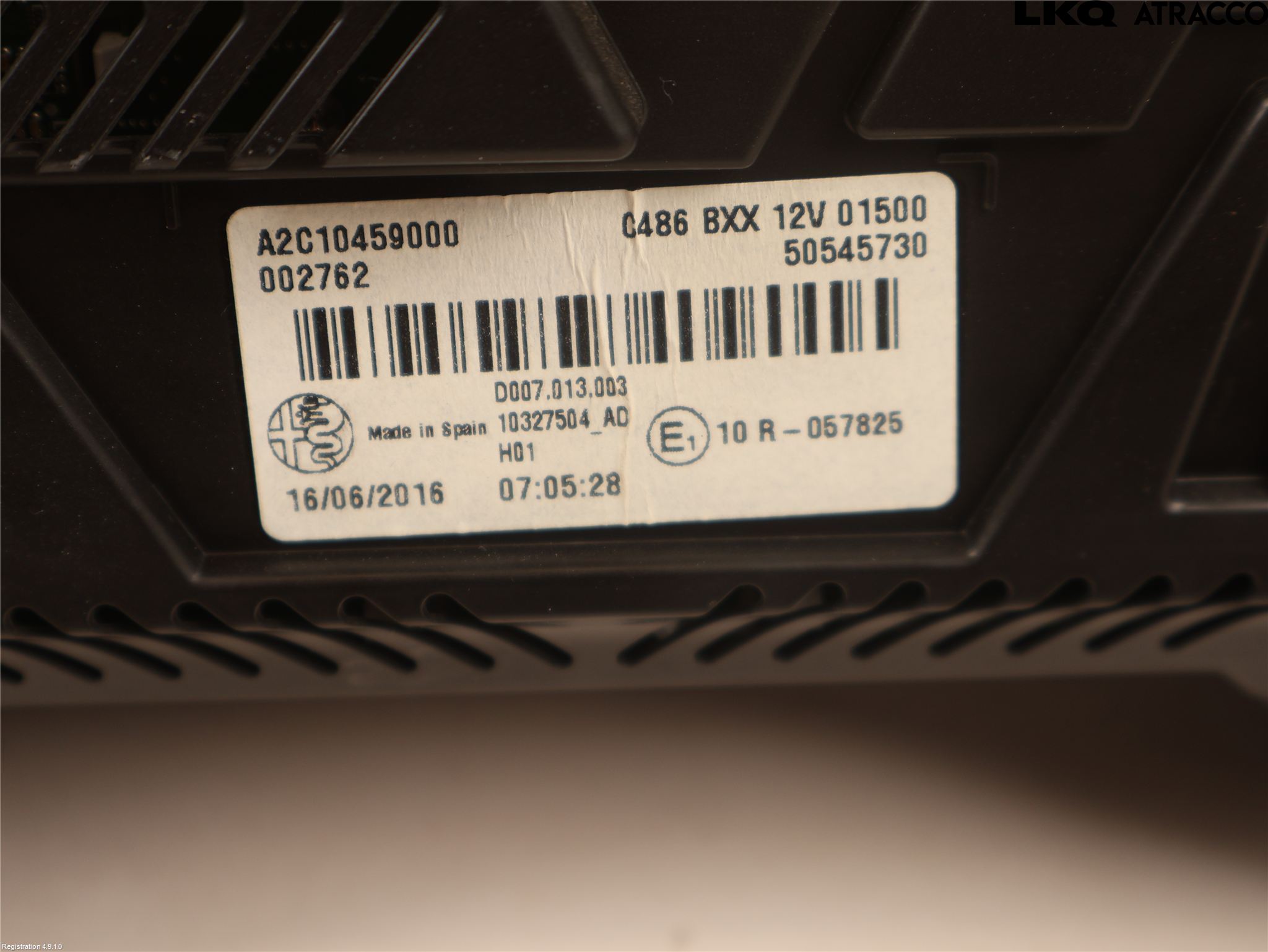 Alfa GIULIA Instrument Komb