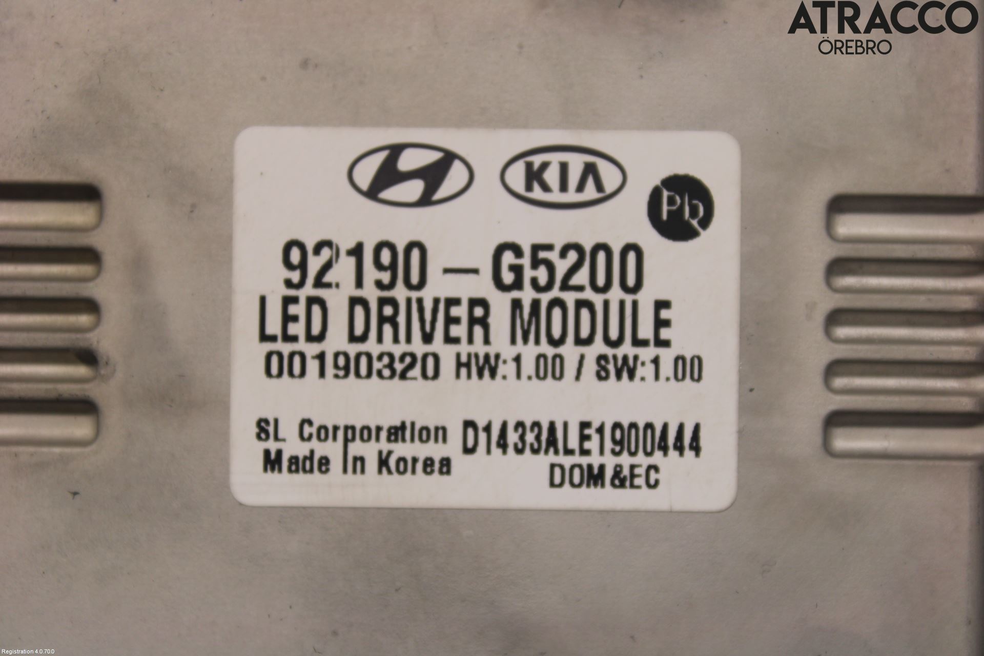 Kia NIRO (DE) 17-22 Styrenhet Strålkastare