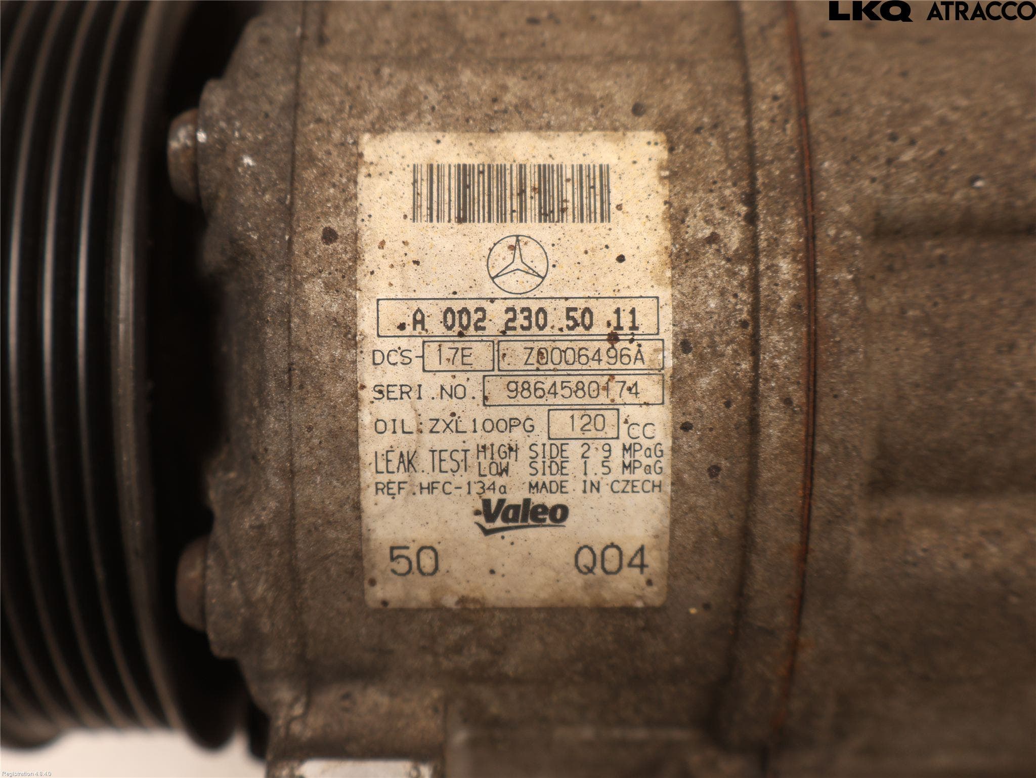 Mercedes-Benz MB C-KLASS (W204) 07-15 Ac Kompressor