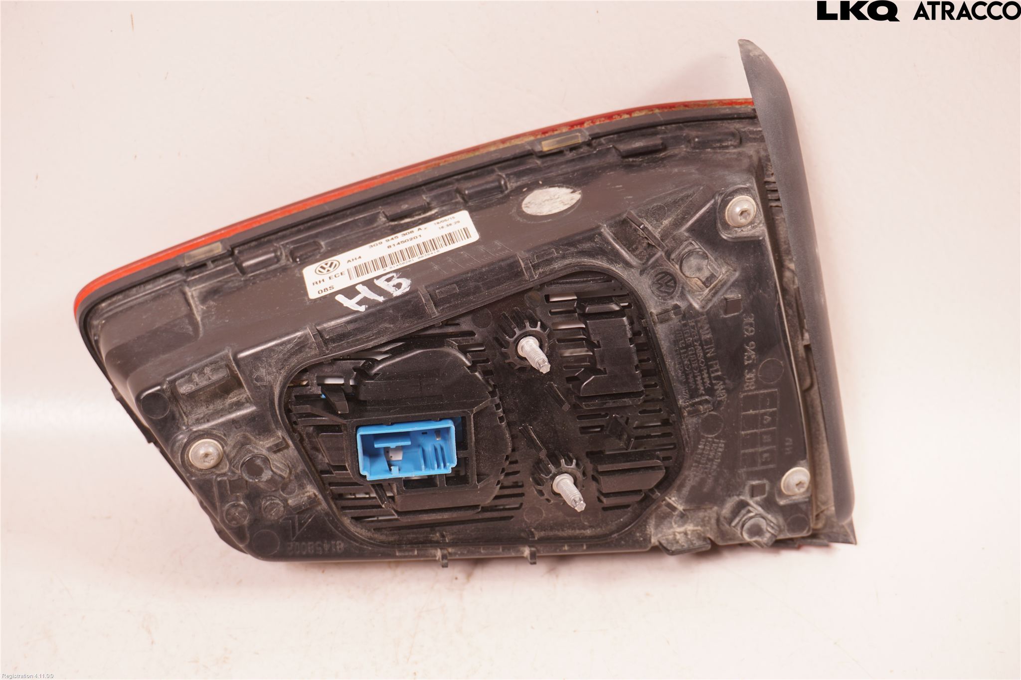Volkswagen VW PASSAT 15-19 Bakljus Lucka Hö