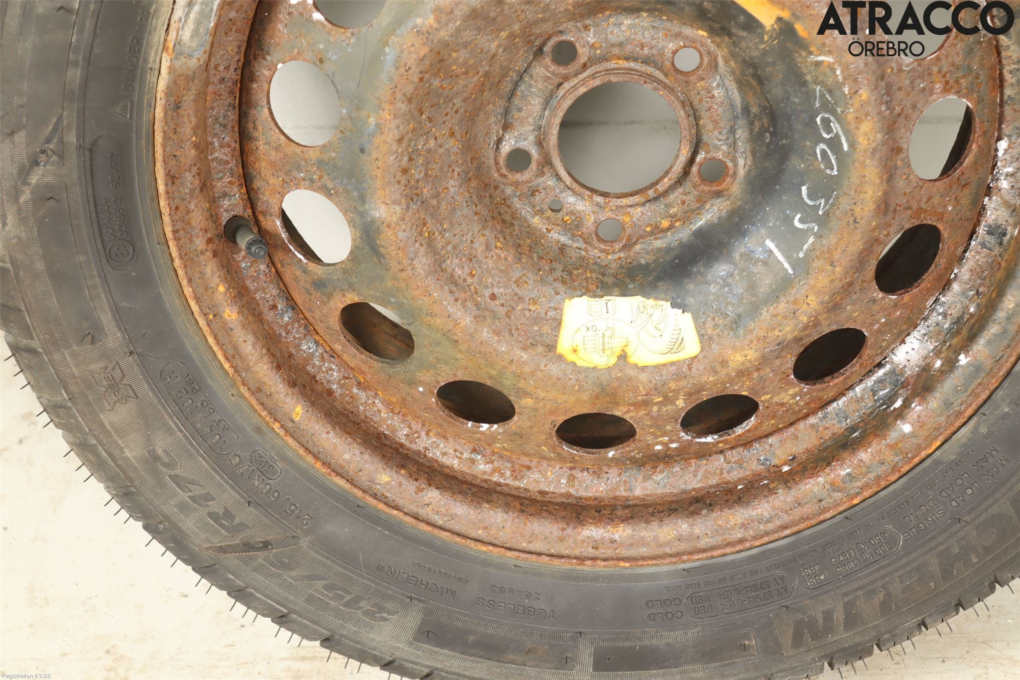 Citroen JUMPY/E-JUMPY 16- Hjul Reservhjul Minityp