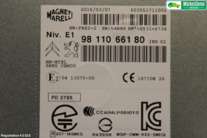 Peugeot 2008 13-20 Radio