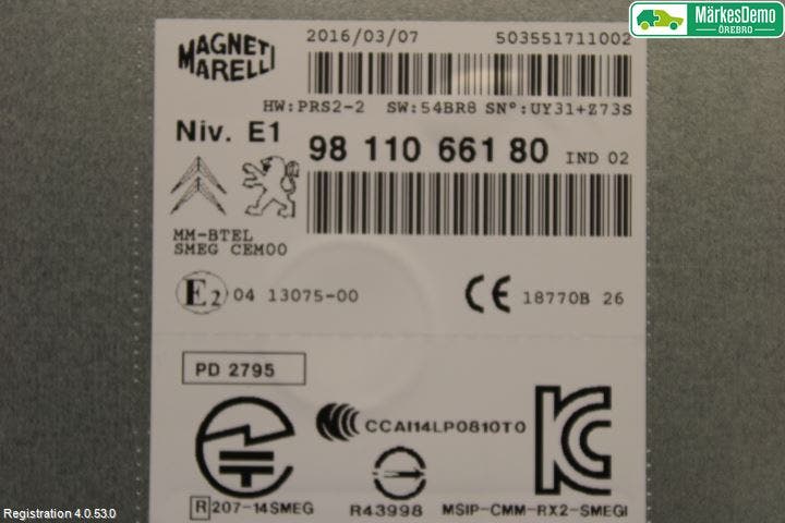 Peugeot 2008 13-20 Radio