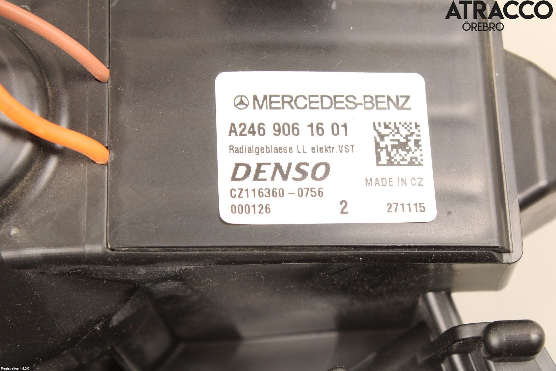 Mercedes-Benz MB CLA-KLASS (C117/X117) 13-19 Ac Värmefläkt