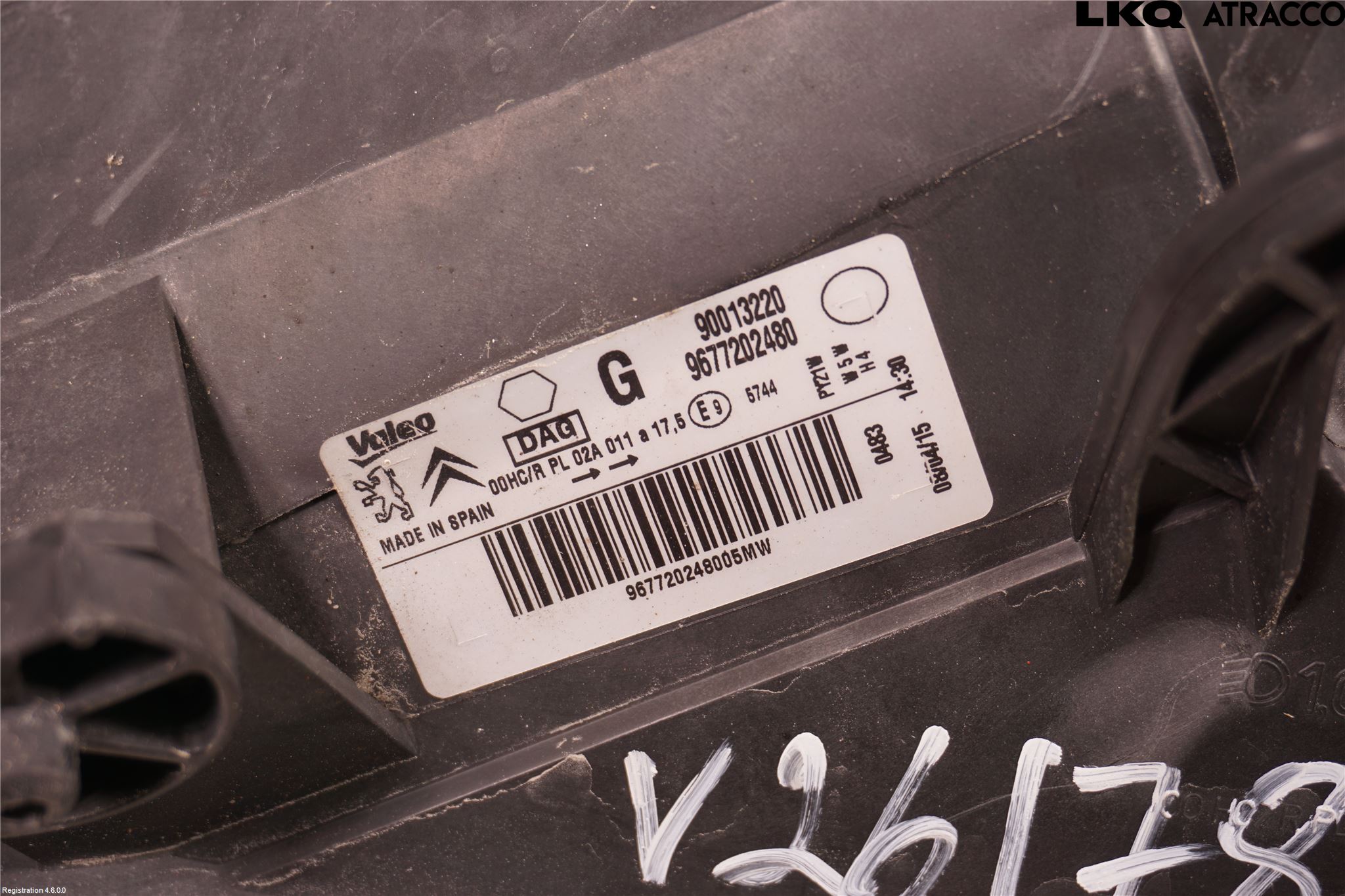 Peugeot PARTNER 08-15 Strålkastare Vänster