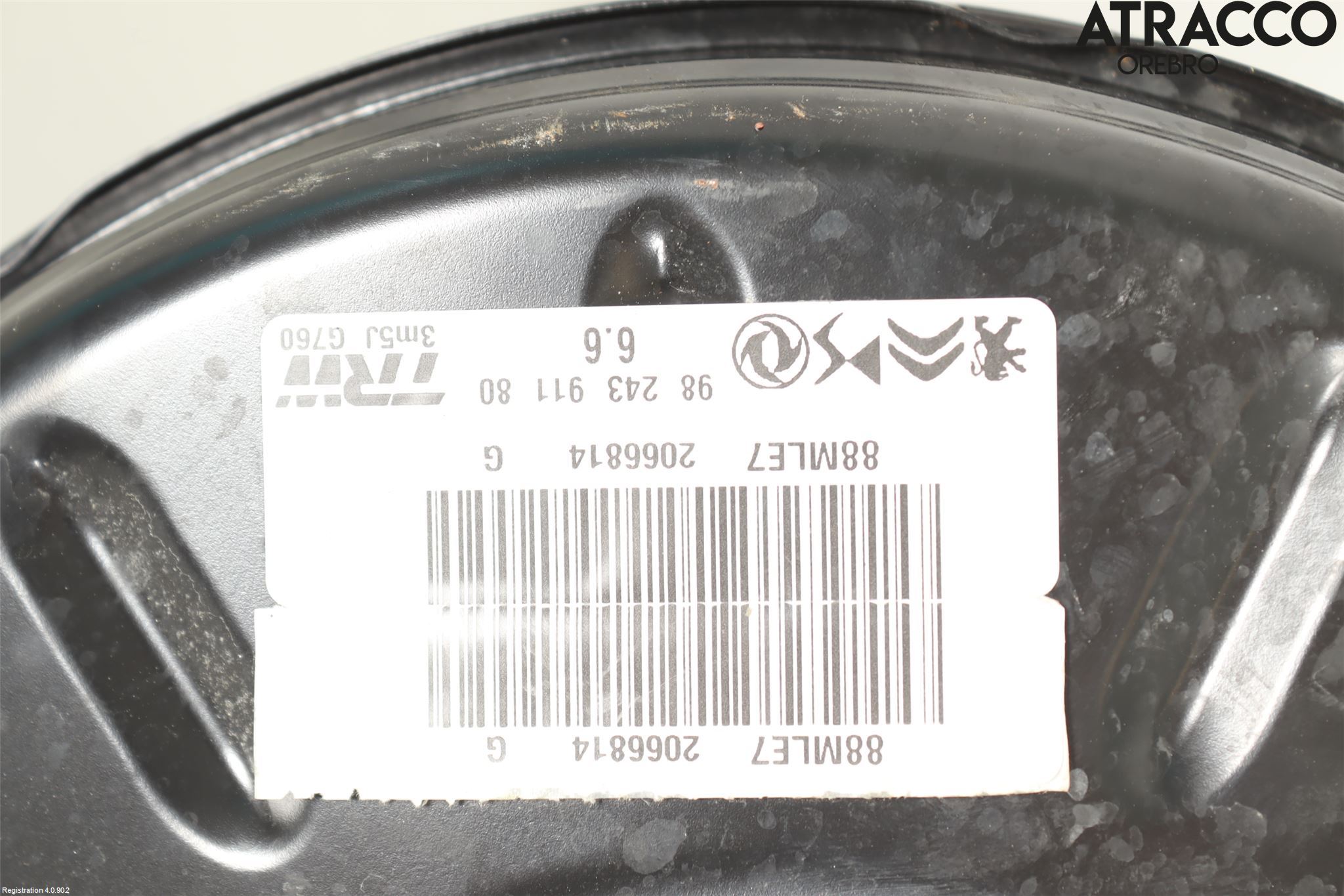 Peugeot 208/E-208 20- Bromsservo