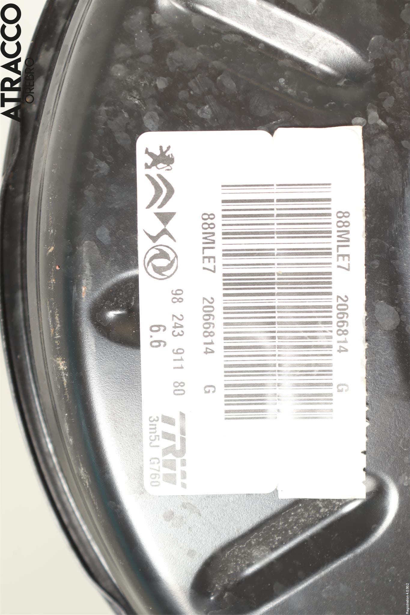 Peugeot 208/E-208 20- Bromsservo