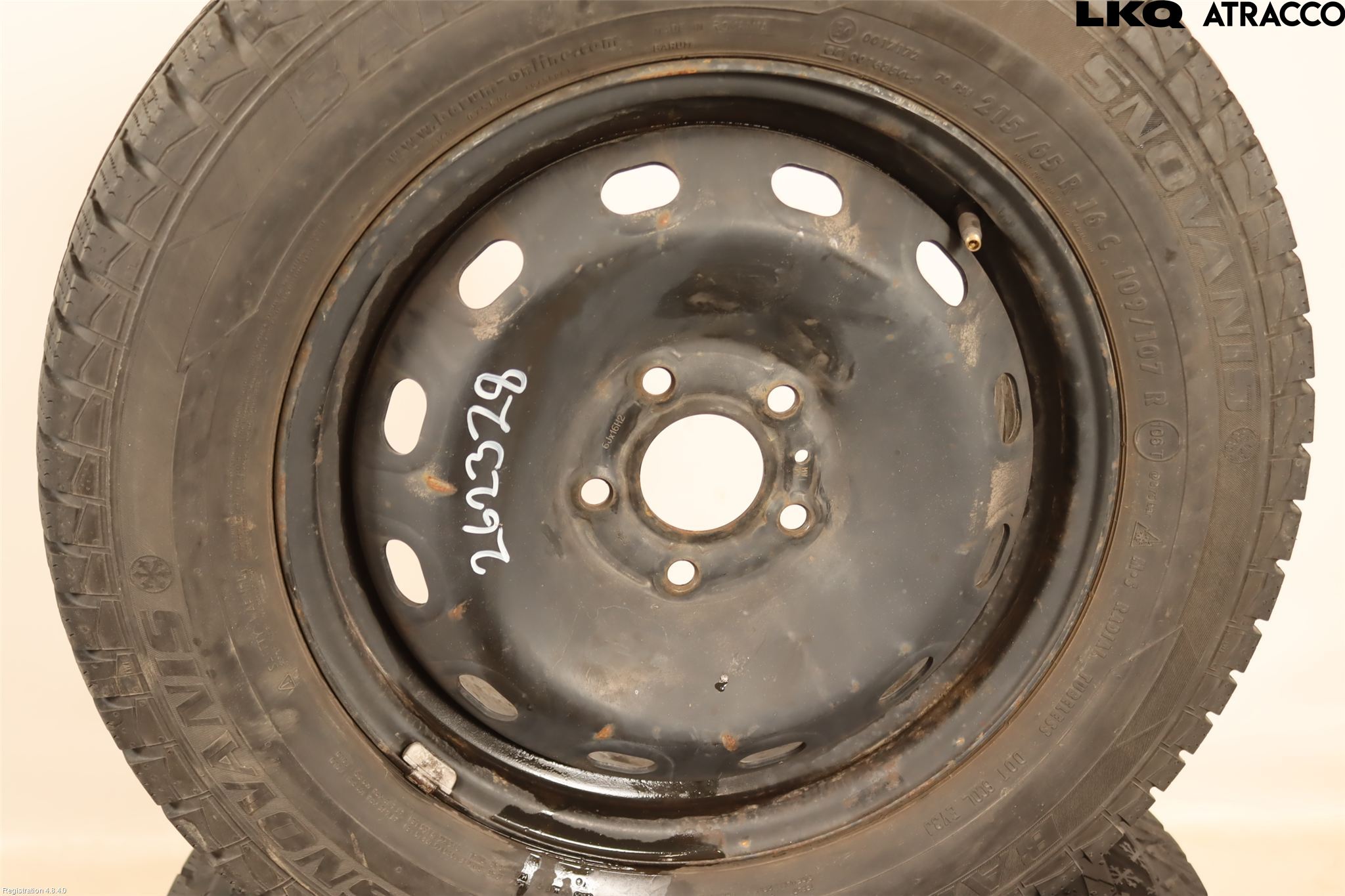 Renault TRAFIC/E-TECH 15- Vinterdäck Plåtfälg 4St