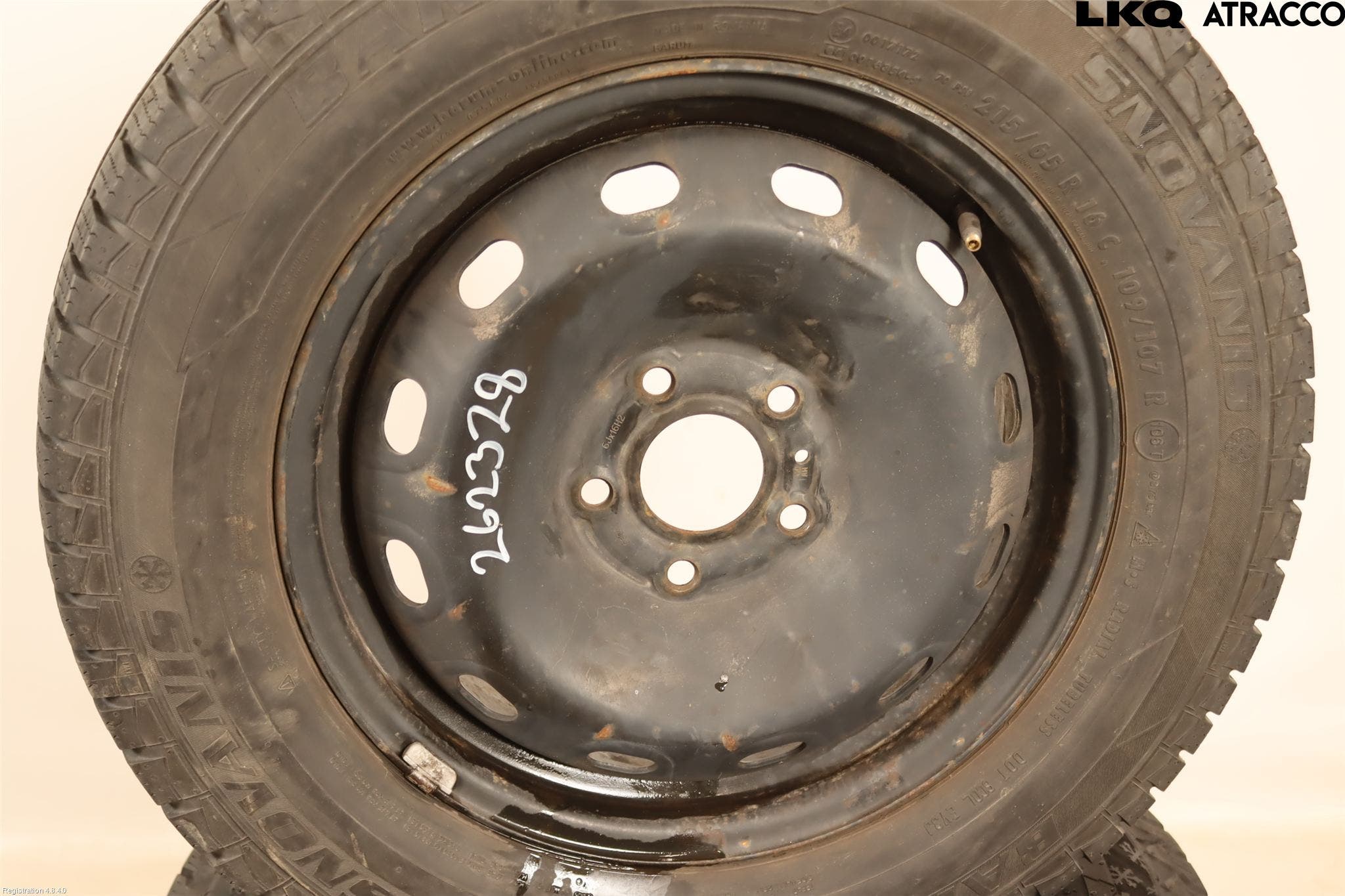 Renault TRAFIC/E-TECH 15- Vinterdäck Plåtfälg 4St