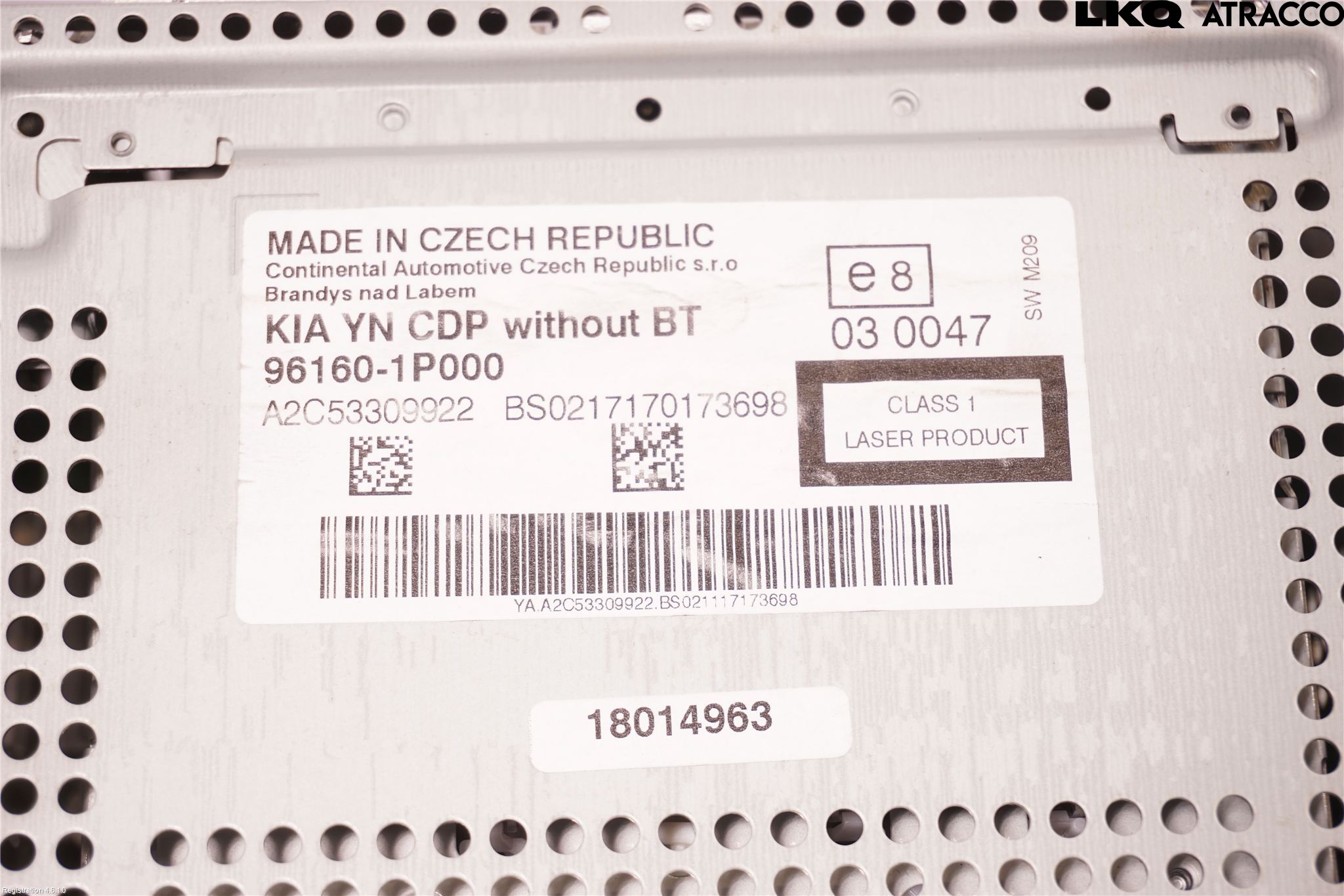 Kia VENGA 10-19 Cd Radio - Multimediapanel