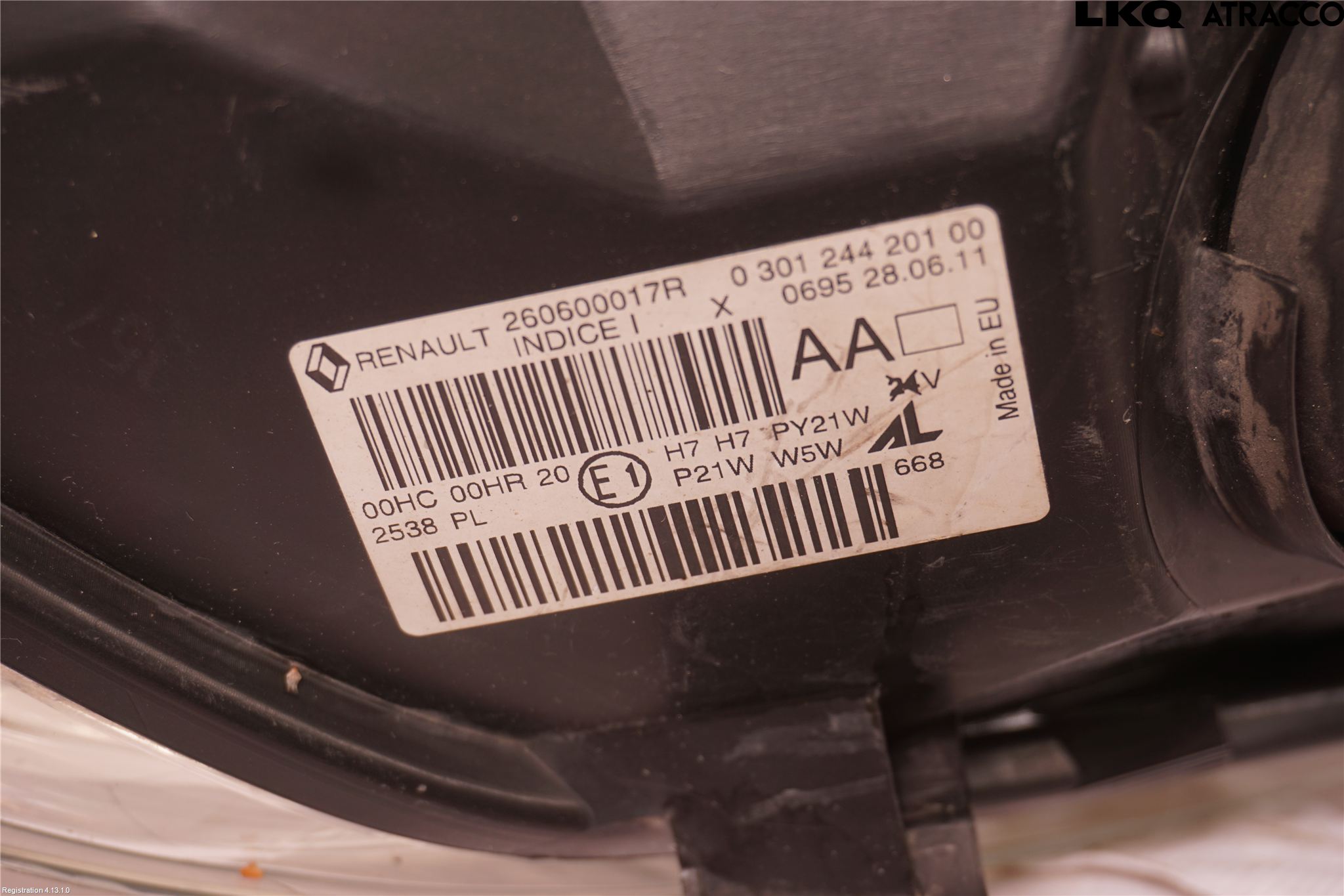 Renault MEGANE III 09-15 Strålkastare Vänster