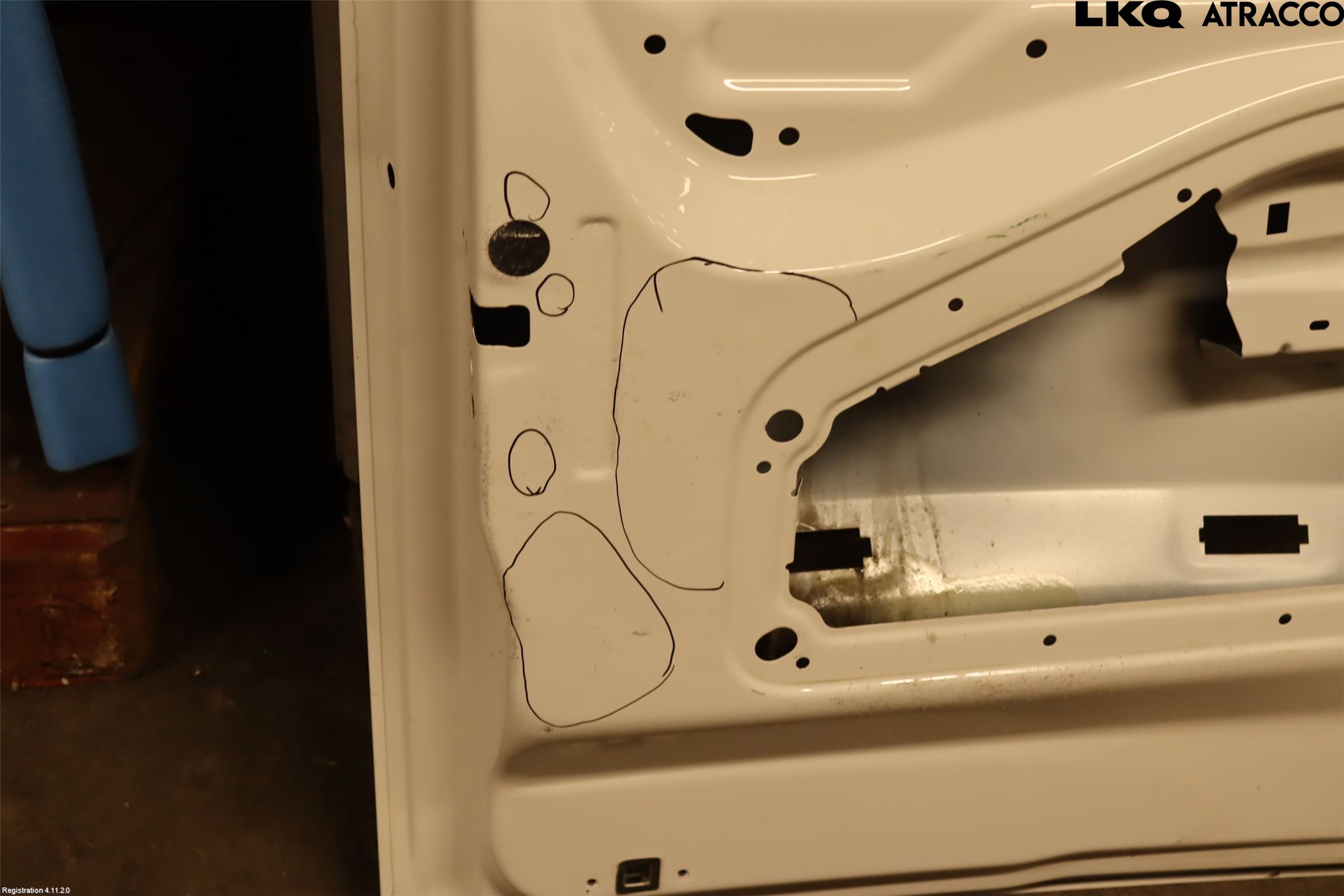 Citroen BERLINGO/E-BERLINGO 19- Dörr Bak Van-Skåp Vänster