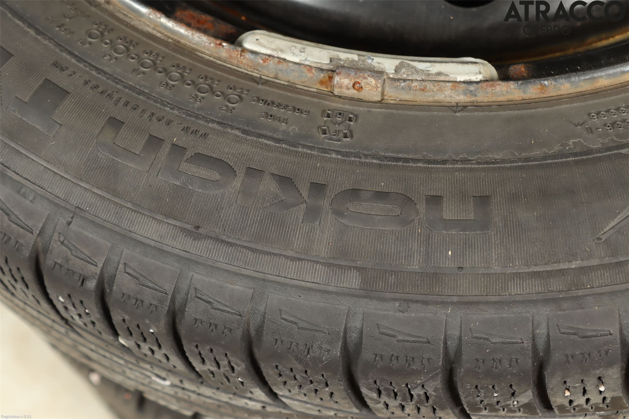 Volkswagen VW GOLF II 84-91 Vinterdäck Plåtfälg 4St