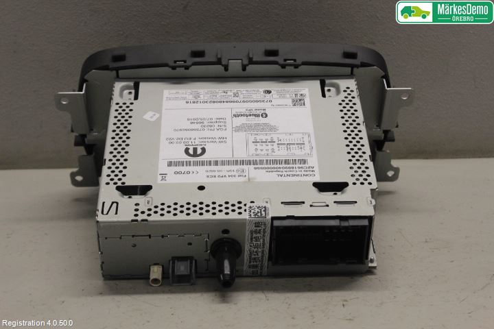 Fiat 500X 15- Cd Radio - Multimediapanel