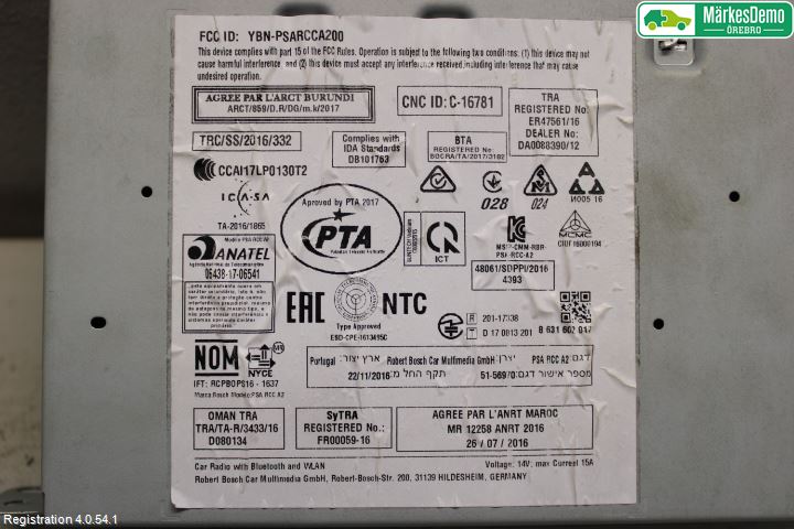 Peugeot 2008 13-20 Radio