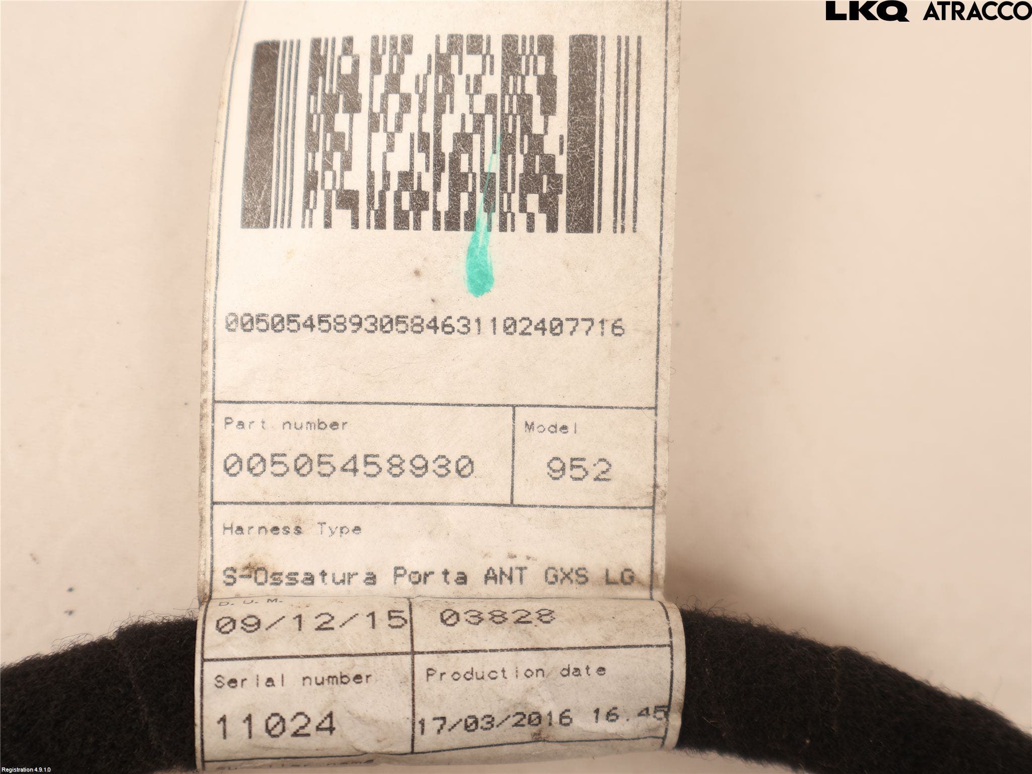 Alfa GIULIA Kabelhärva