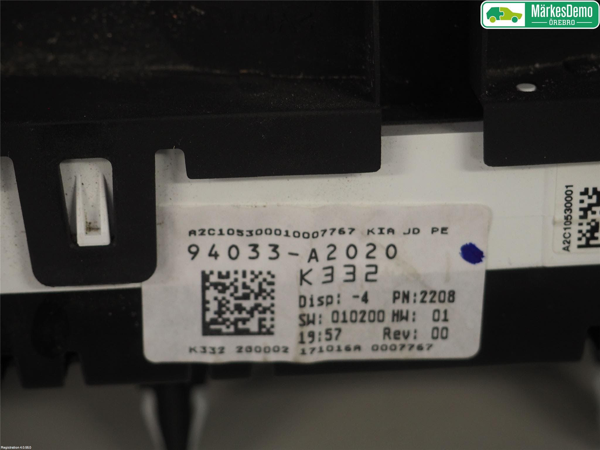 Kia CEED 12-18 Instrument Komb