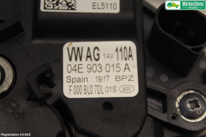 Volkswagen VW POLO 10-17 Generator