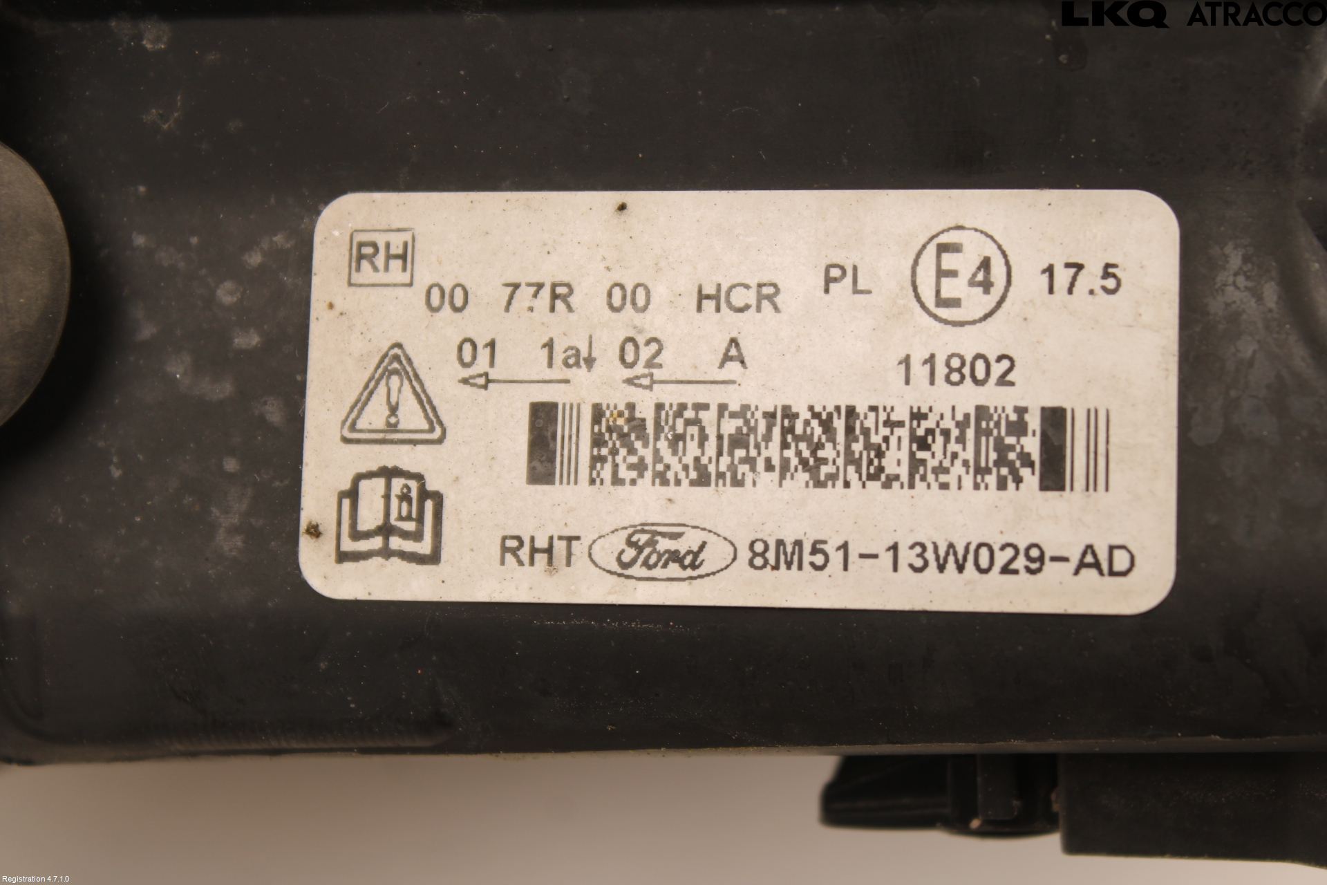 Ford FOCUS 08-11 Strålkastare Höger