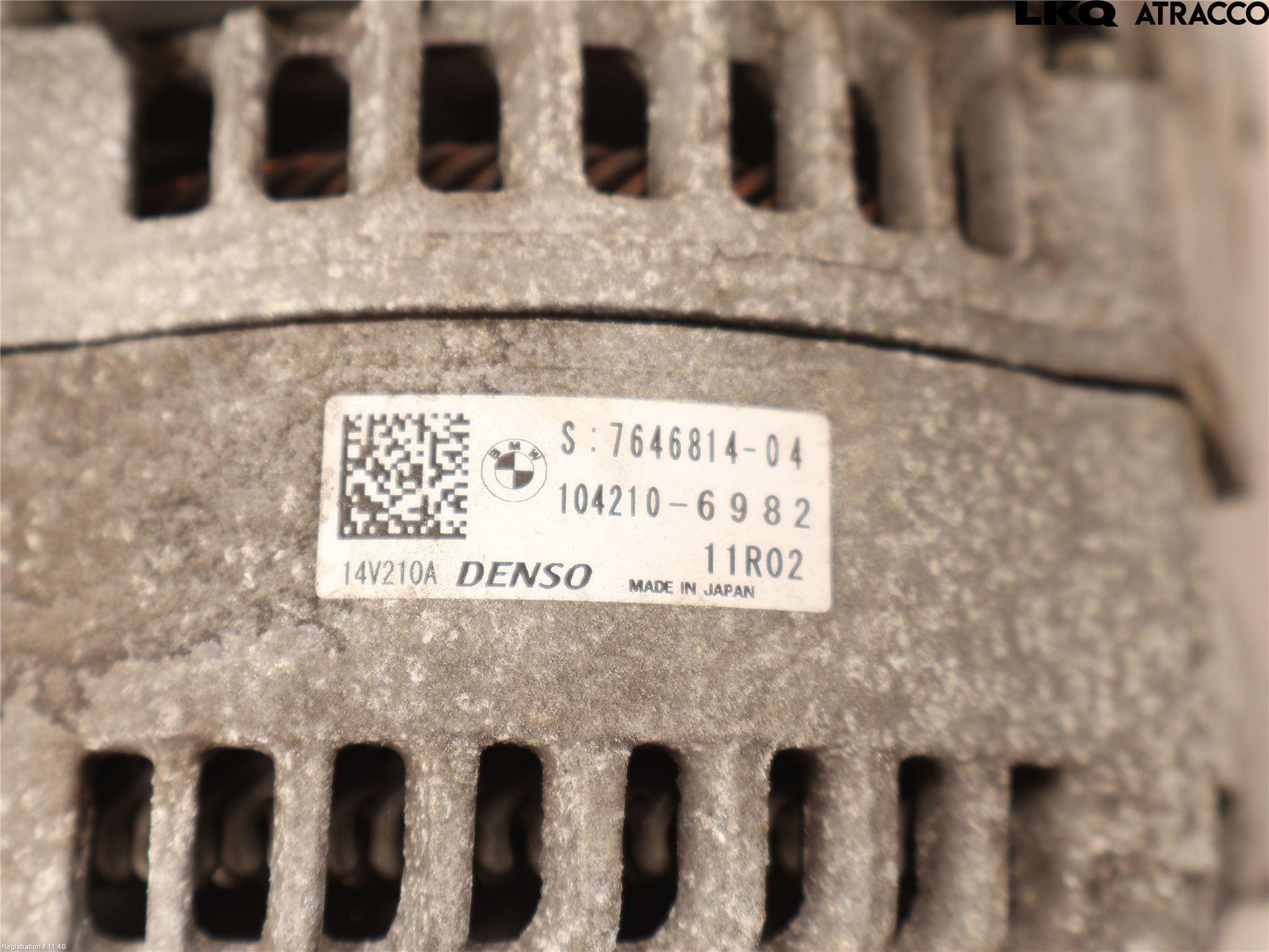 BMW 5 F10/F11/F18 09-17 Generator