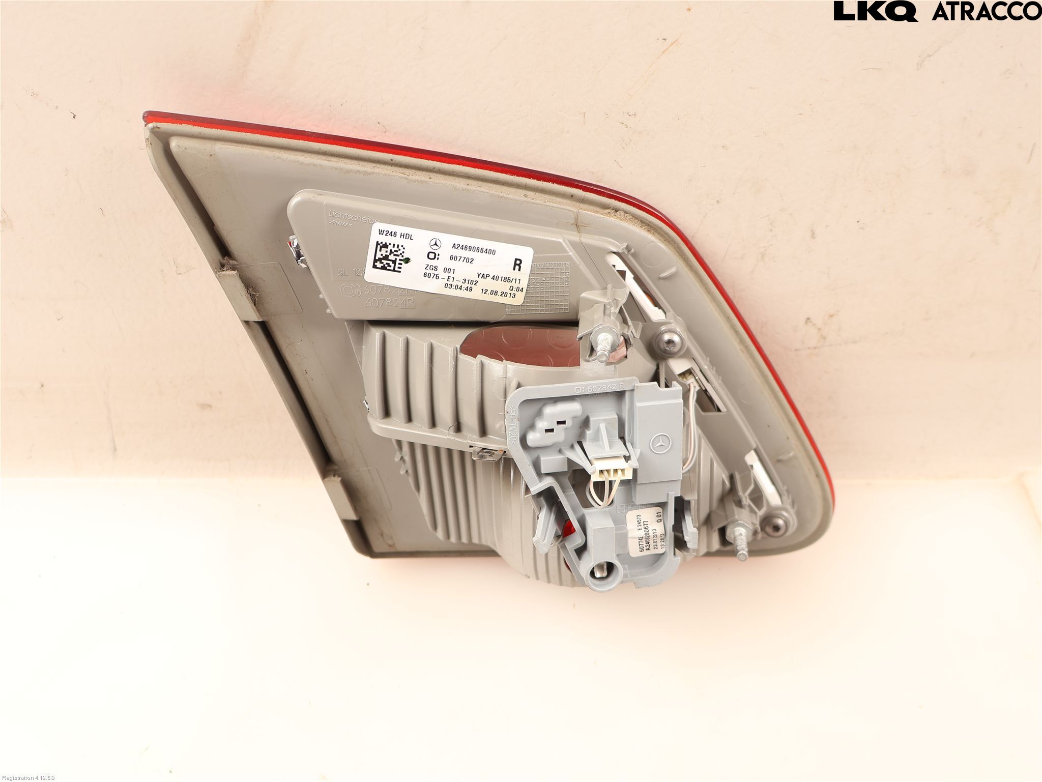 Mercedes-Benz MB B-KLASS (W246/W242) 12-19 Bakljus Lucka Hö