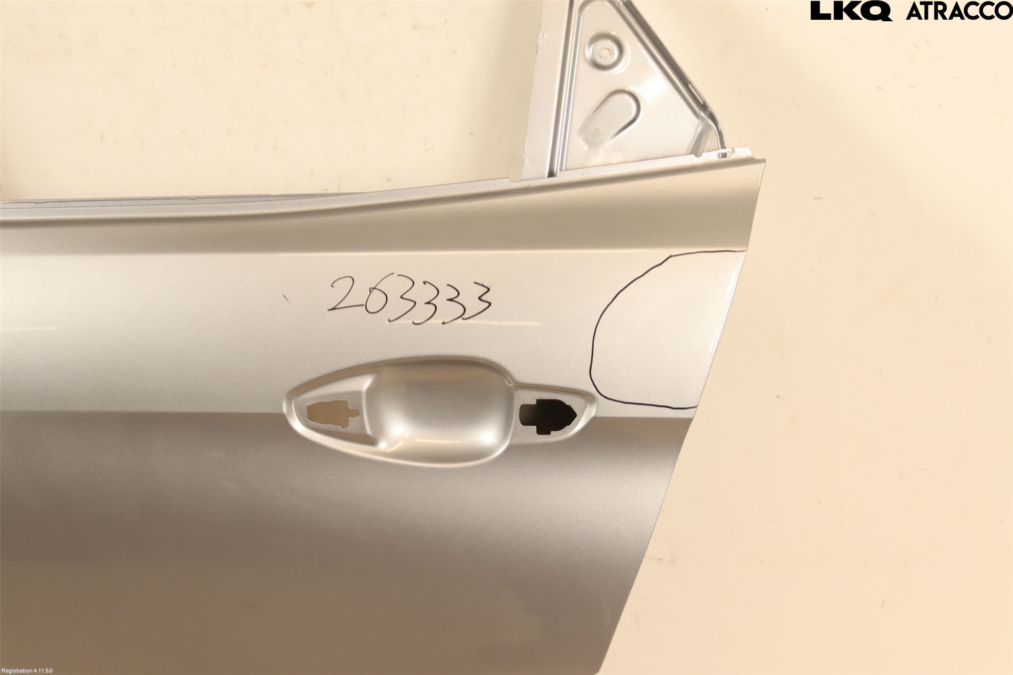 Peugeot 3008 17-24 Dörr Bak Vänster