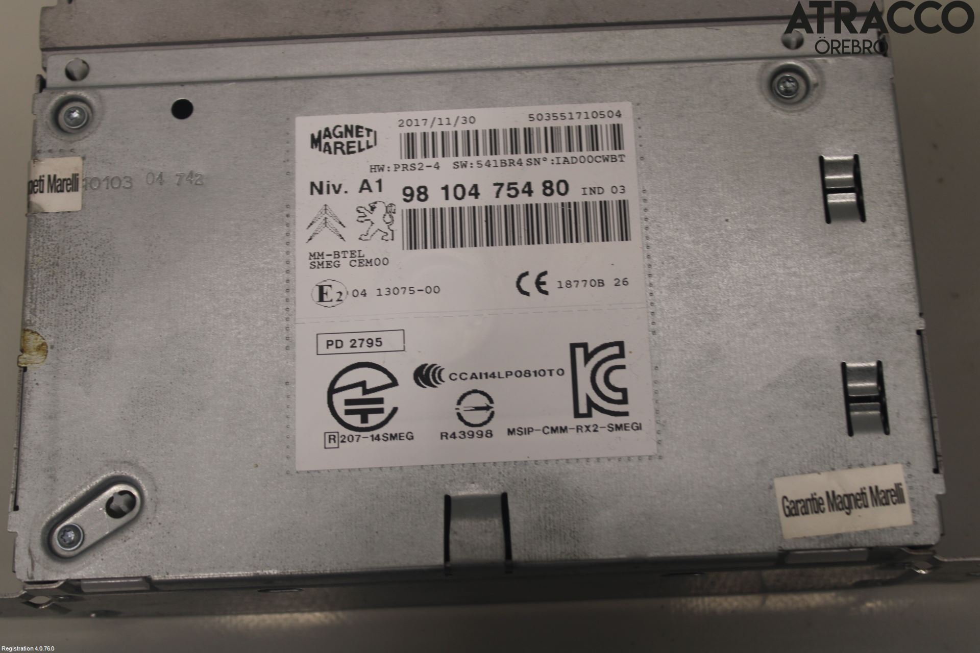 Peugeot 508 11-18 Cd Radio - Multimediapanel