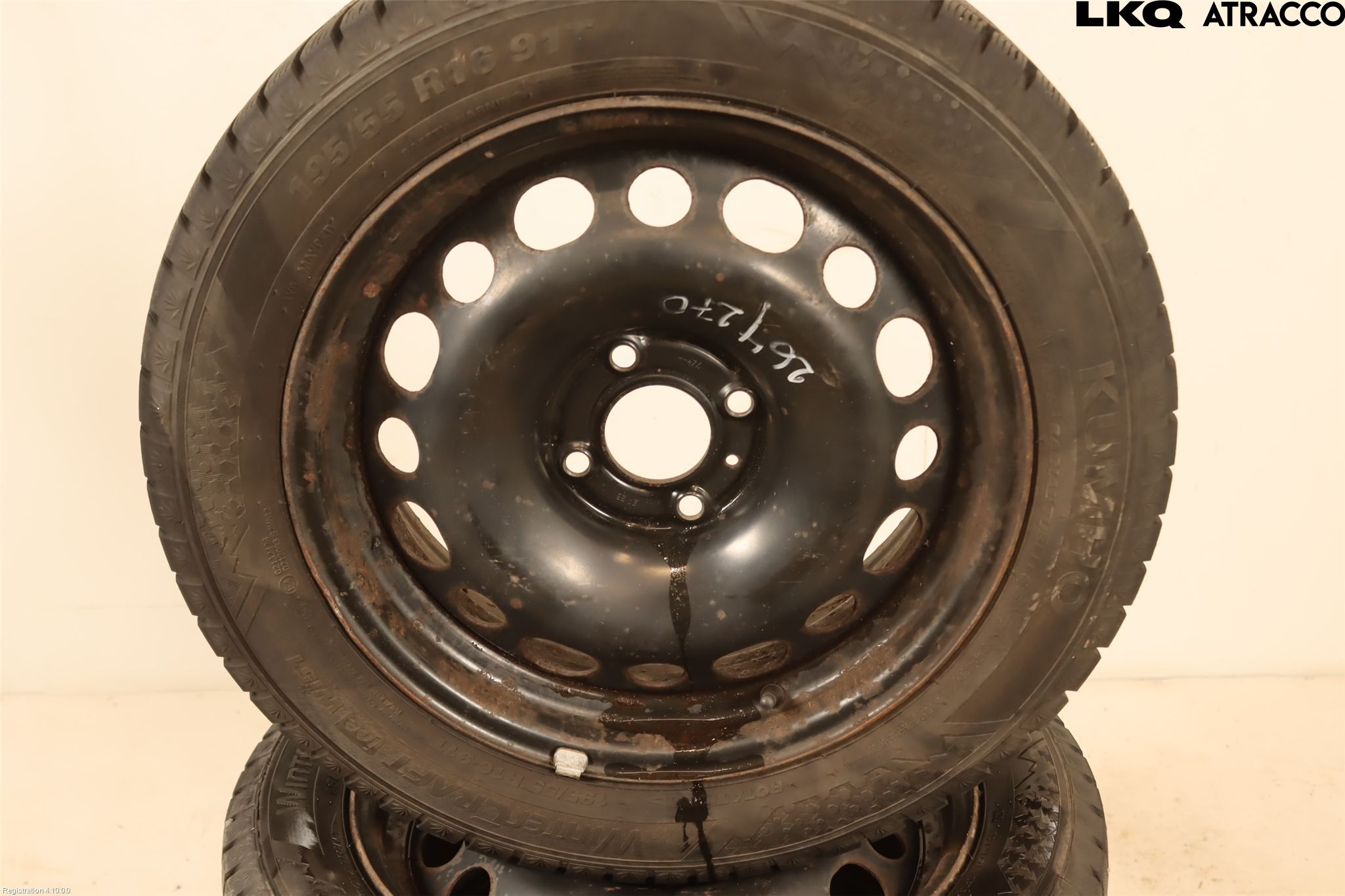 Citroen C3 10-17 Vinterdäck Plåtfälg 4St