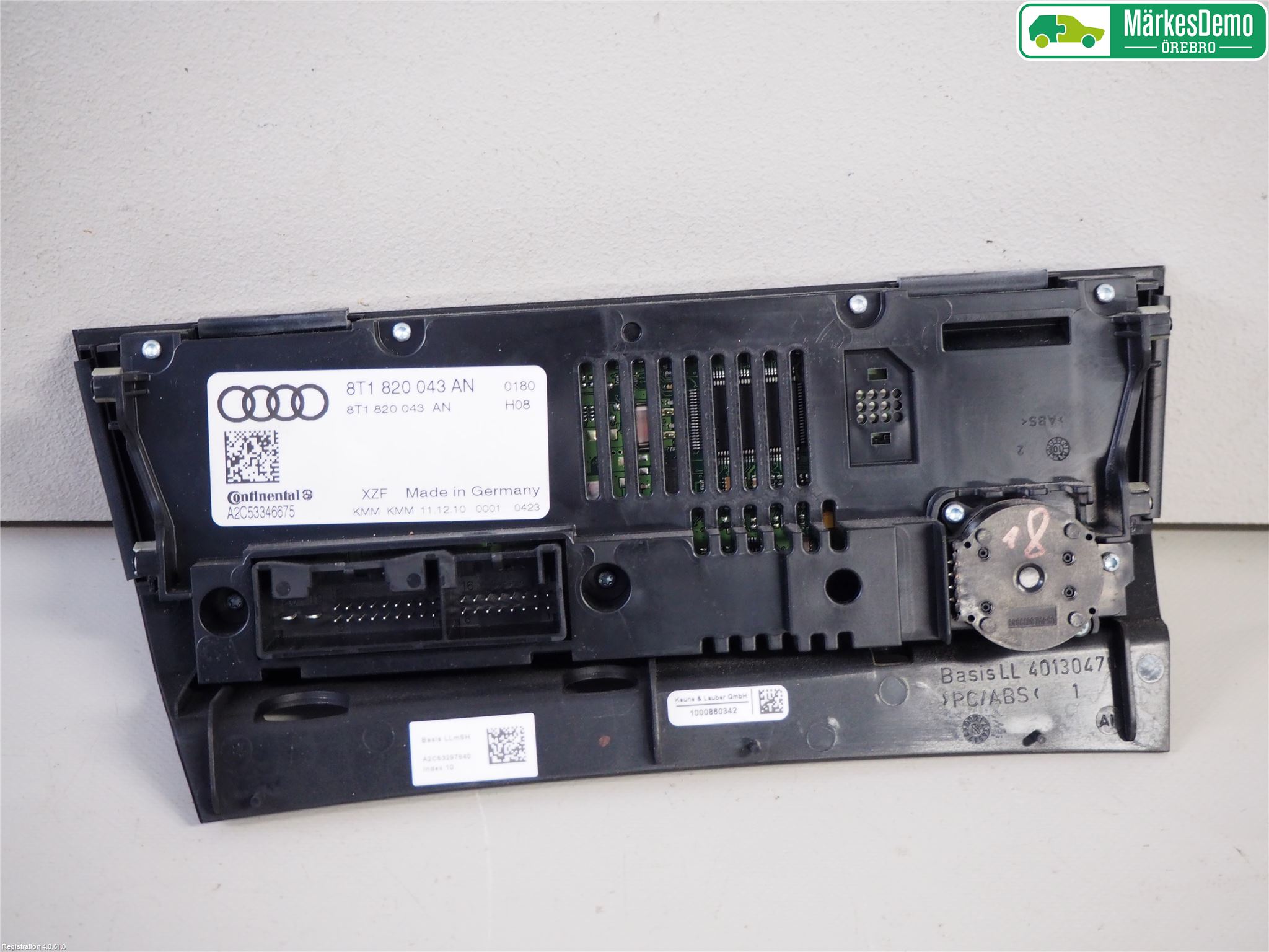 Audi A4/S4 08-11 Ac Styrenhet Ac Manöveren