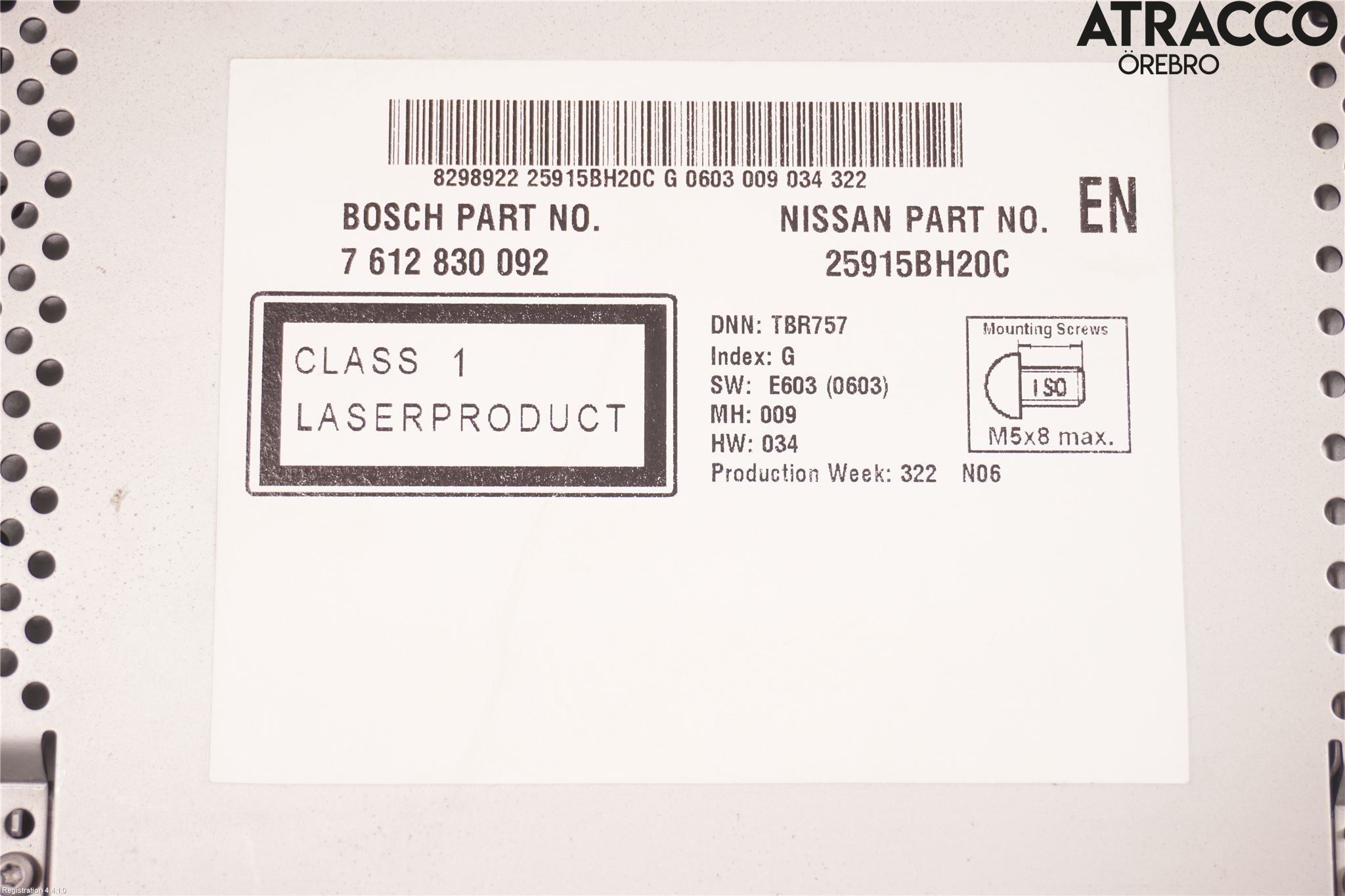 Nissan NV200/NV200 COMBI Gps Navigator