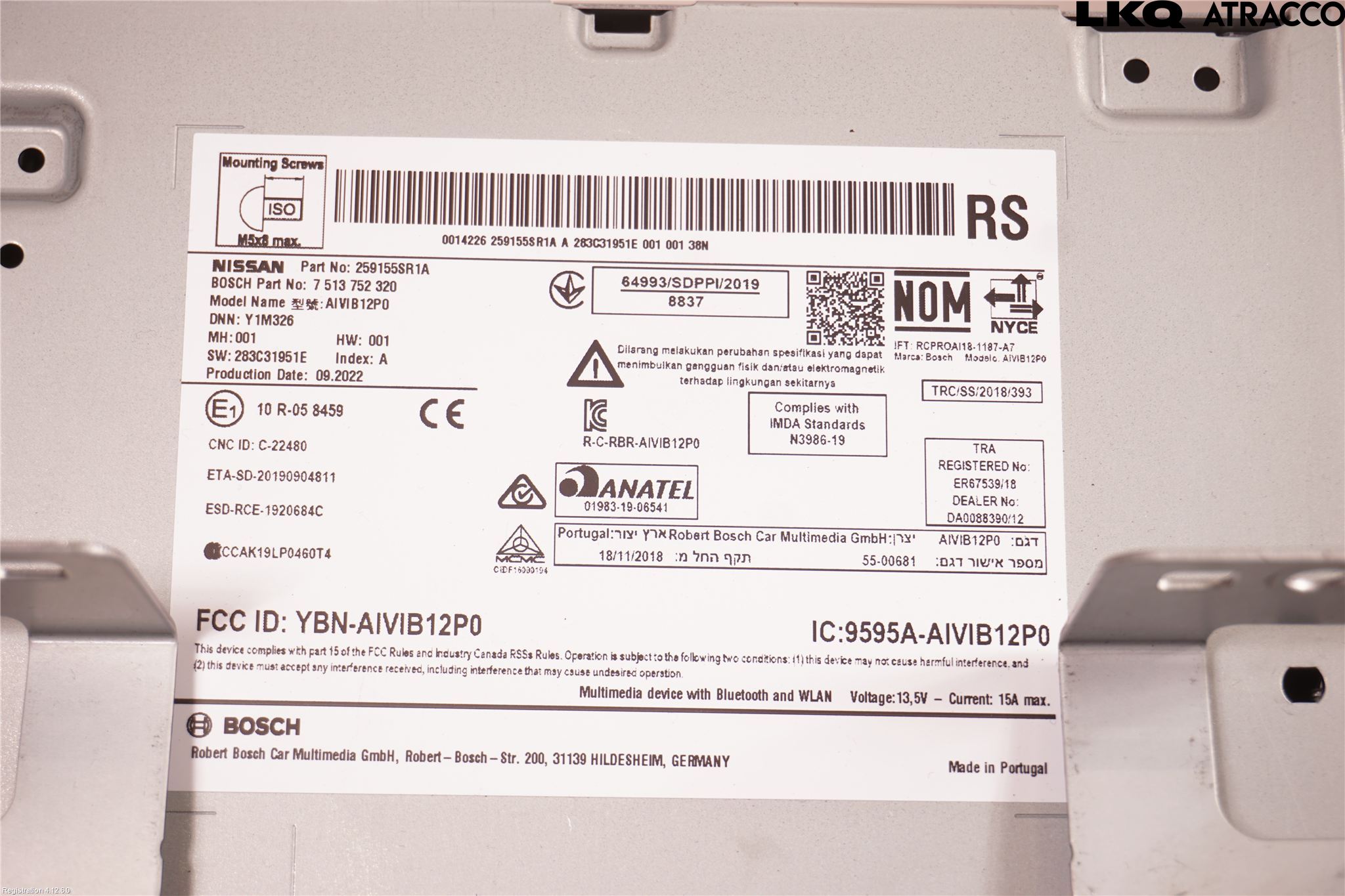 Nissan LEAF 18- Gps Navigator