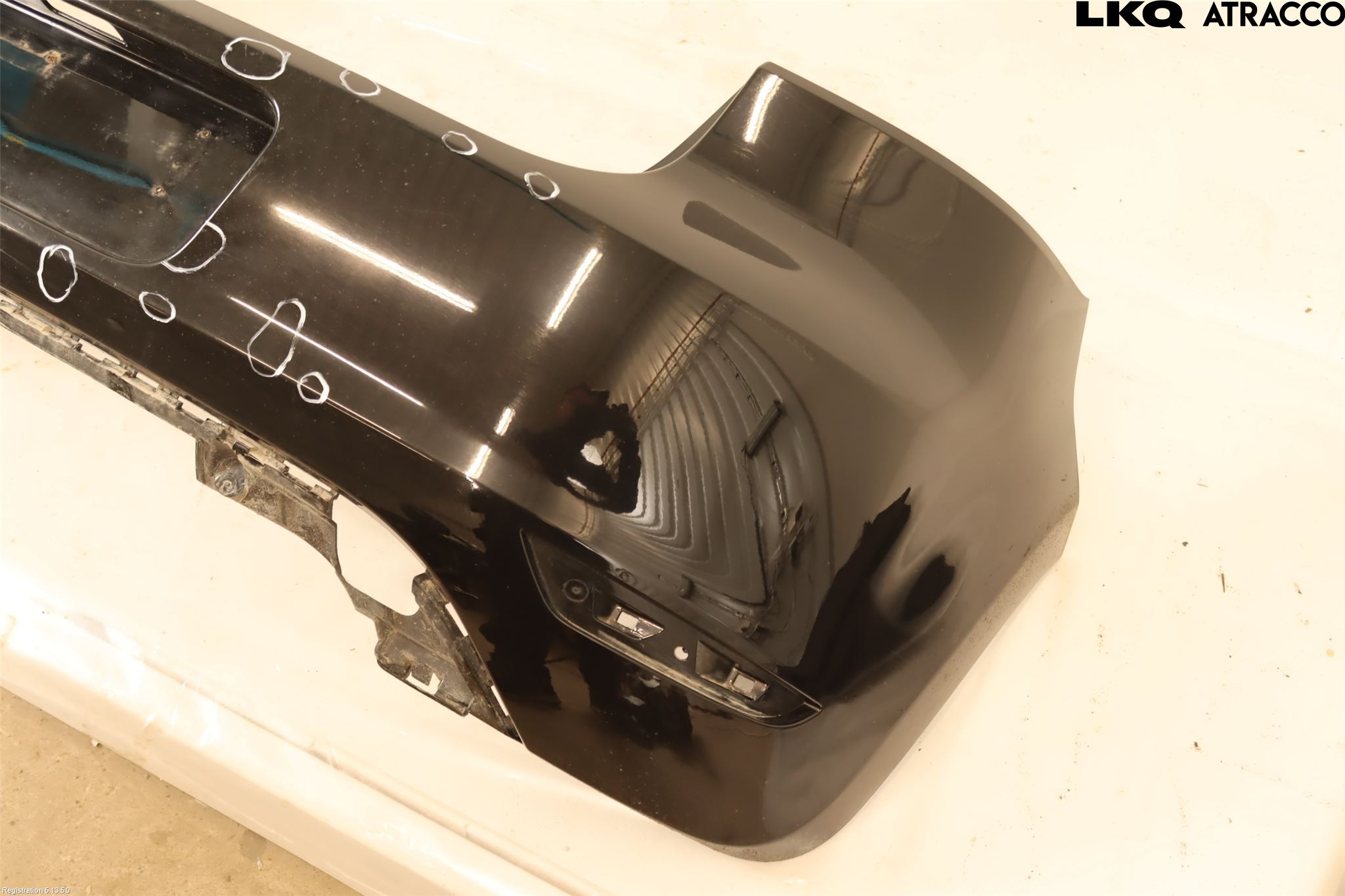 Volkswagen VW GOLF VI 09-13 Stötfångarbeklädnad Bak