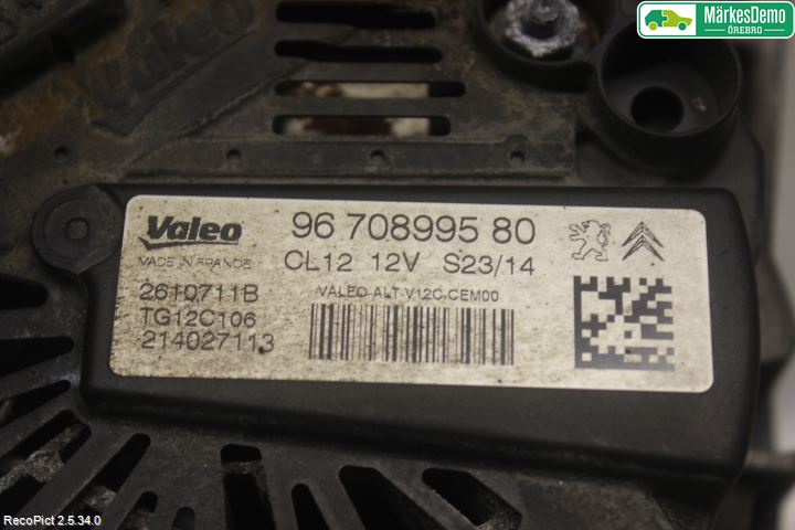 Peugeot 308 14-21 Generator