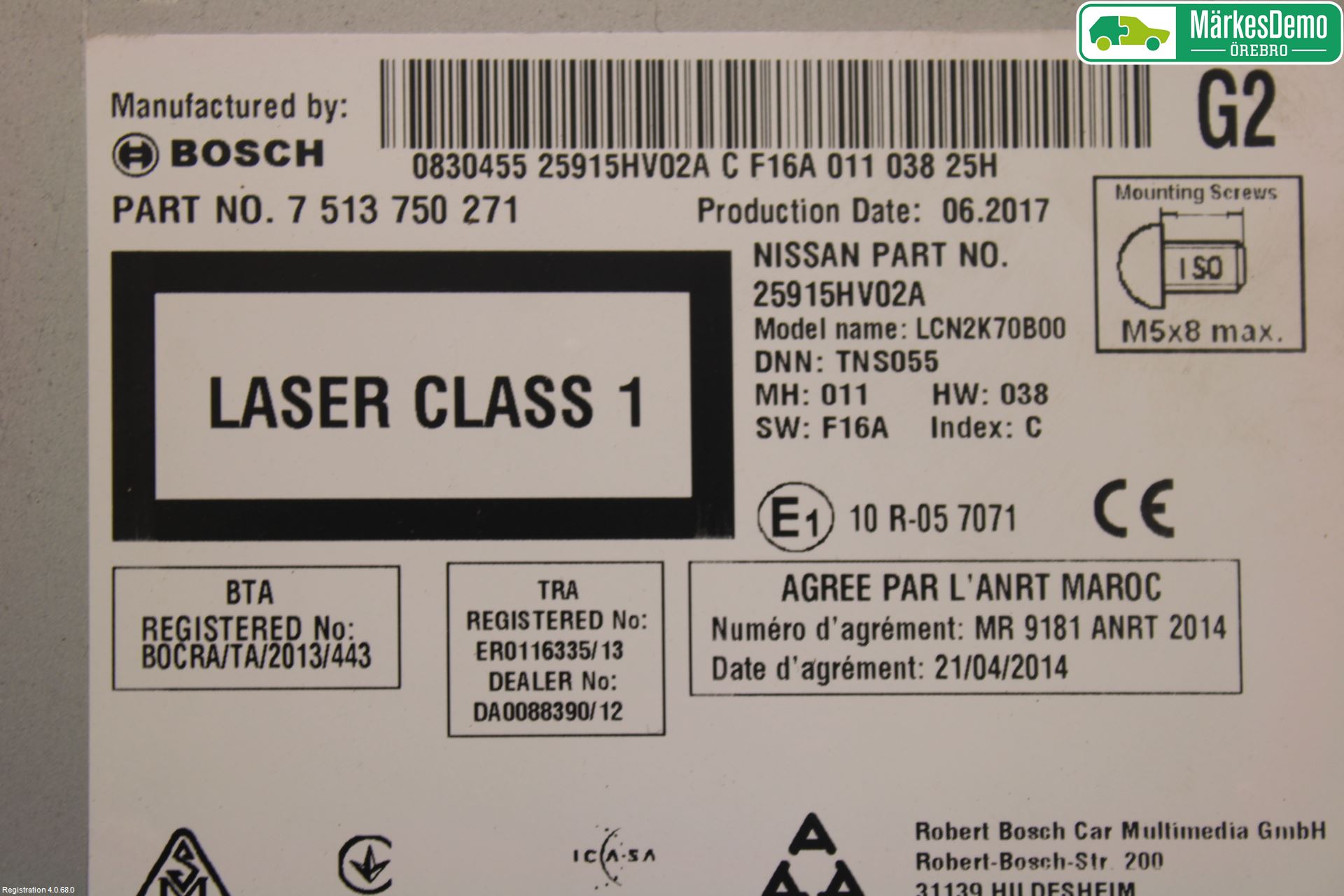 Nissan QASHQAI 14-17 Gps Navigator