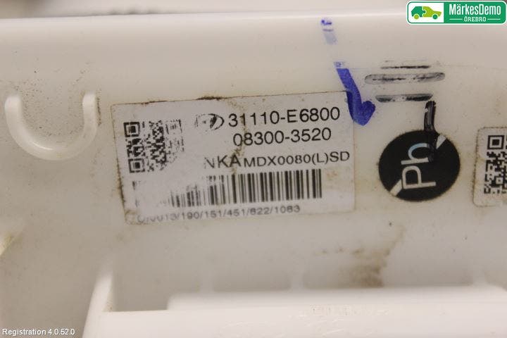 Kia OPTIMA 16-20 Bränslepump El